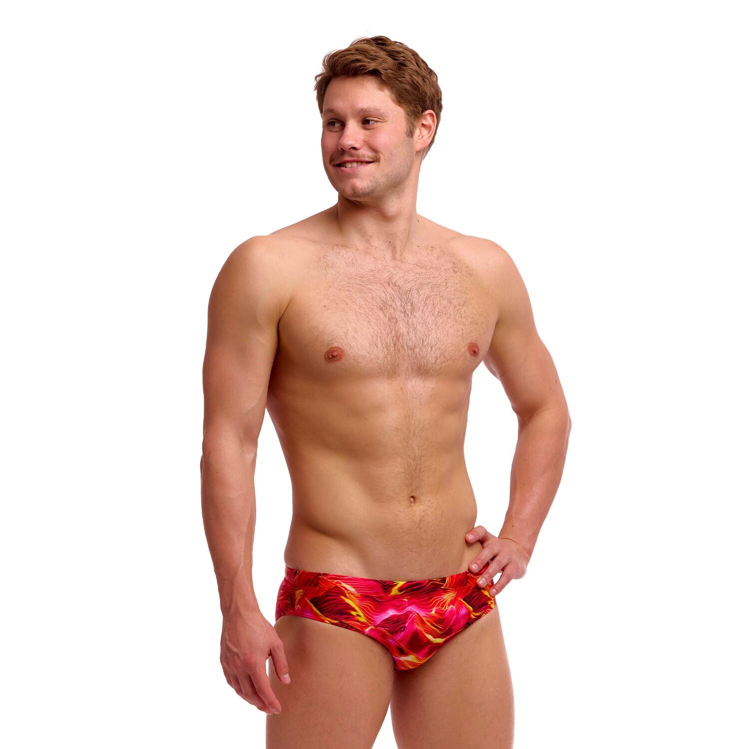 Kąpielówki męskie Funky Trunks Saucy Sonar - slipy