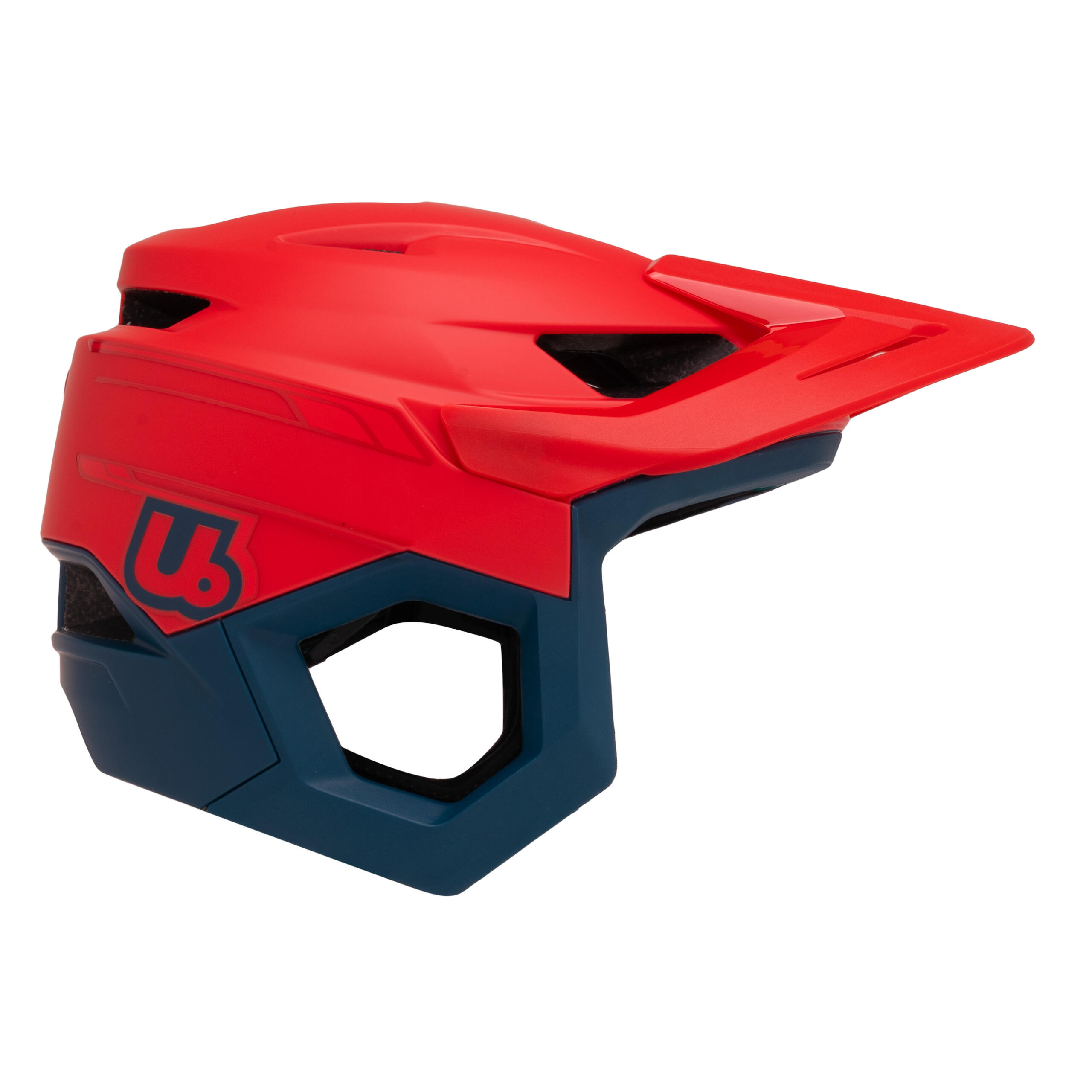 Kask URGE BP Rascas - Neon Rush czerwony/niebieski - L/XL