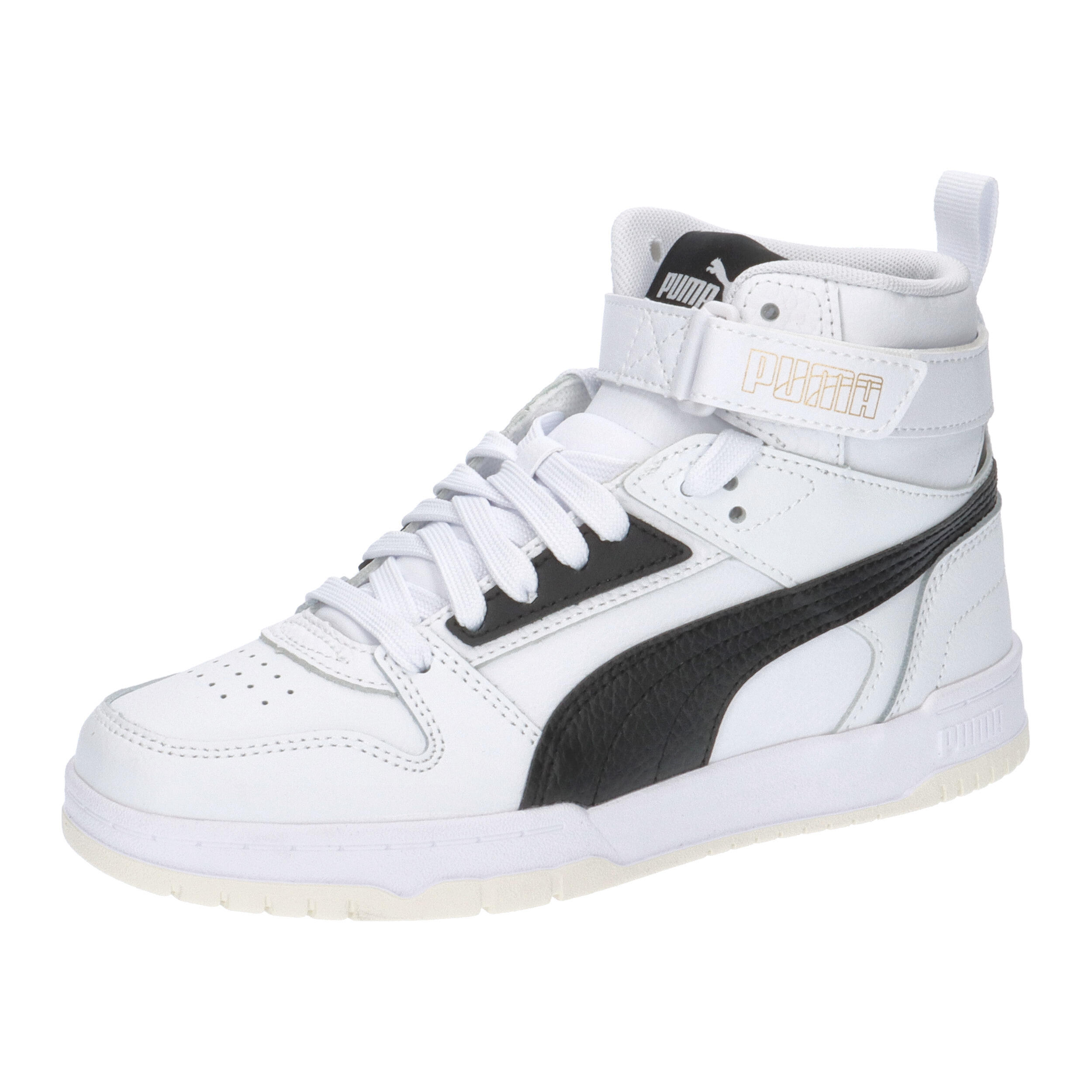 Buty Chłopak Puma Rebound Game złocony