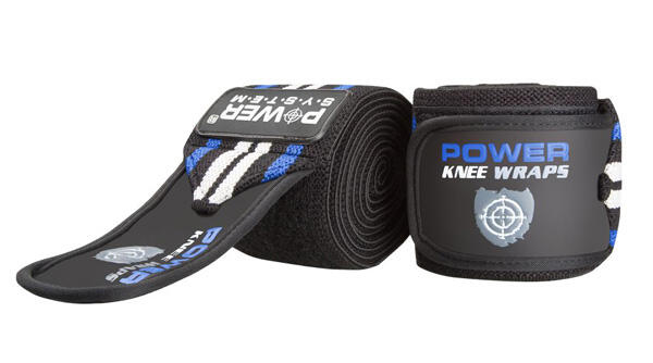 Taśma na kolano POWER-SYSTEM Knee Wraps