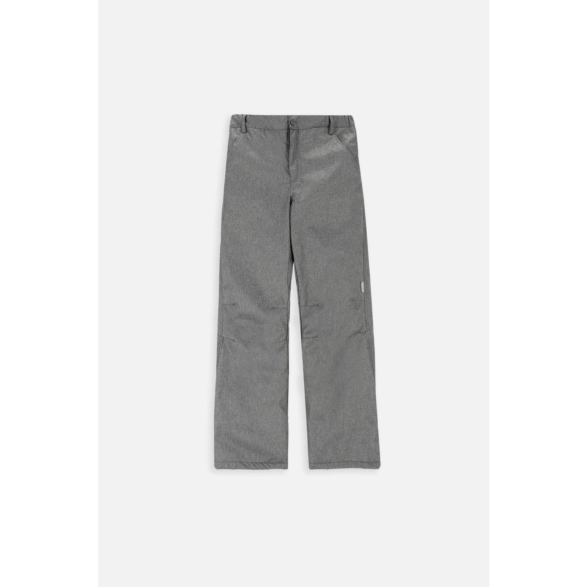 Spodnie zimowe ocieplone outdoor dla dzieci Lemon Explore ZL3 szare