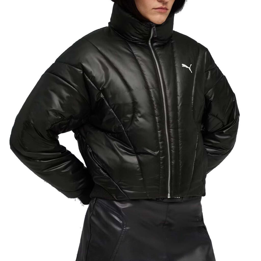 Kurtka PUMA YELLOW DARE TO PUFFER JACKET Czarny