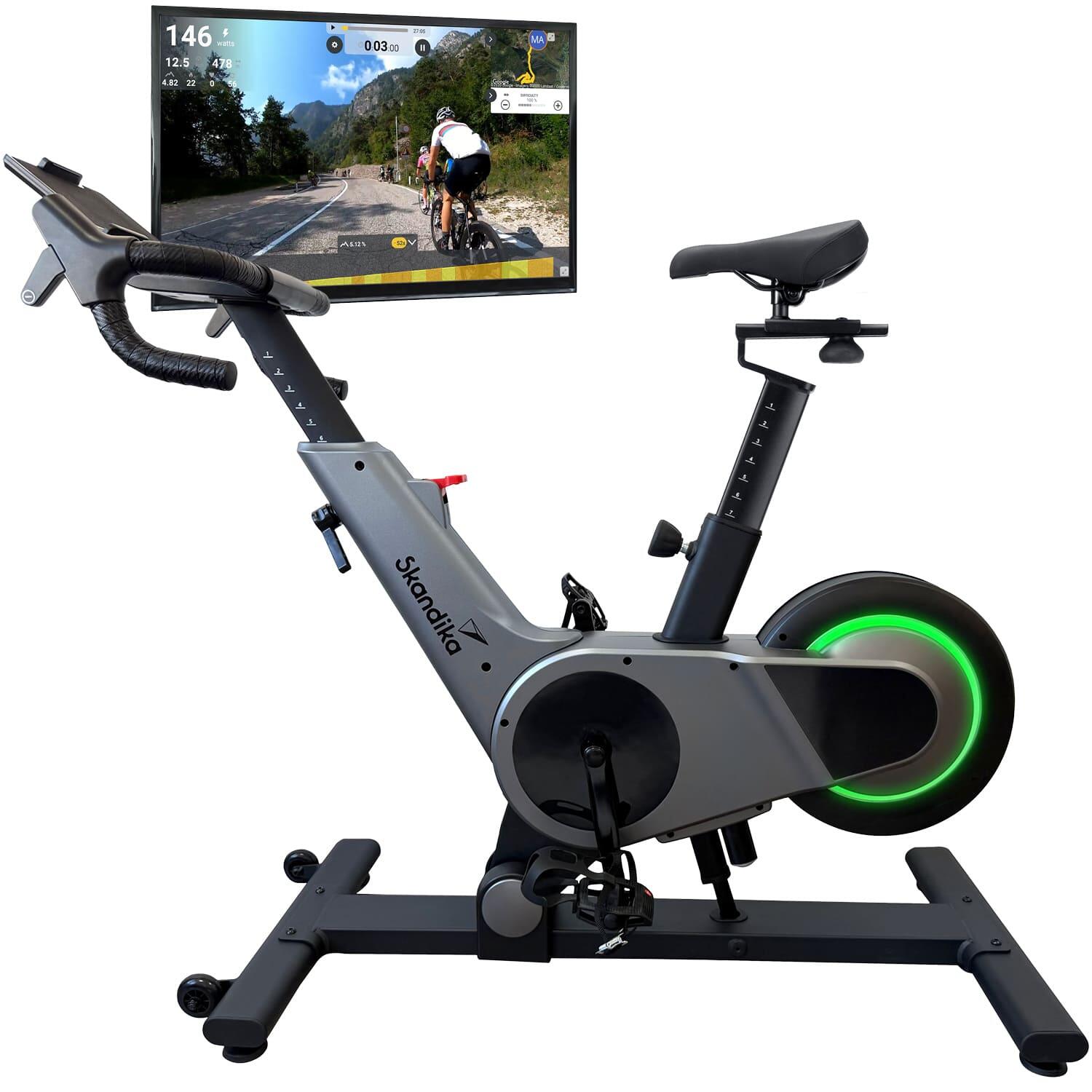 Rower treningowy indoor cycling Speedbike Kliva 500-S, funkcja podjazdów