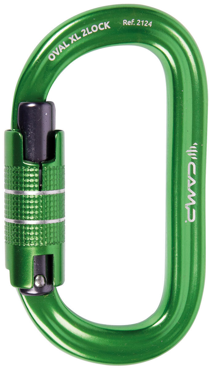 Karabinek wspinaczkowy Camp Oval XL 2Lock