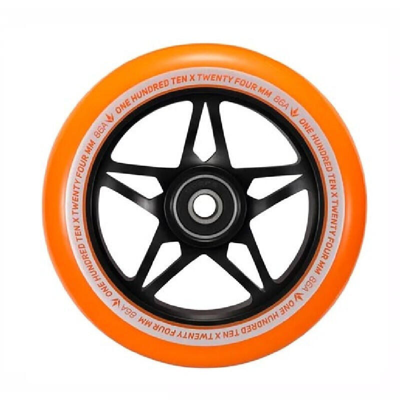 Koła do hulajnogi - S3 - 110 mm - Czarno-pomarańczowe - Blunt Scooters