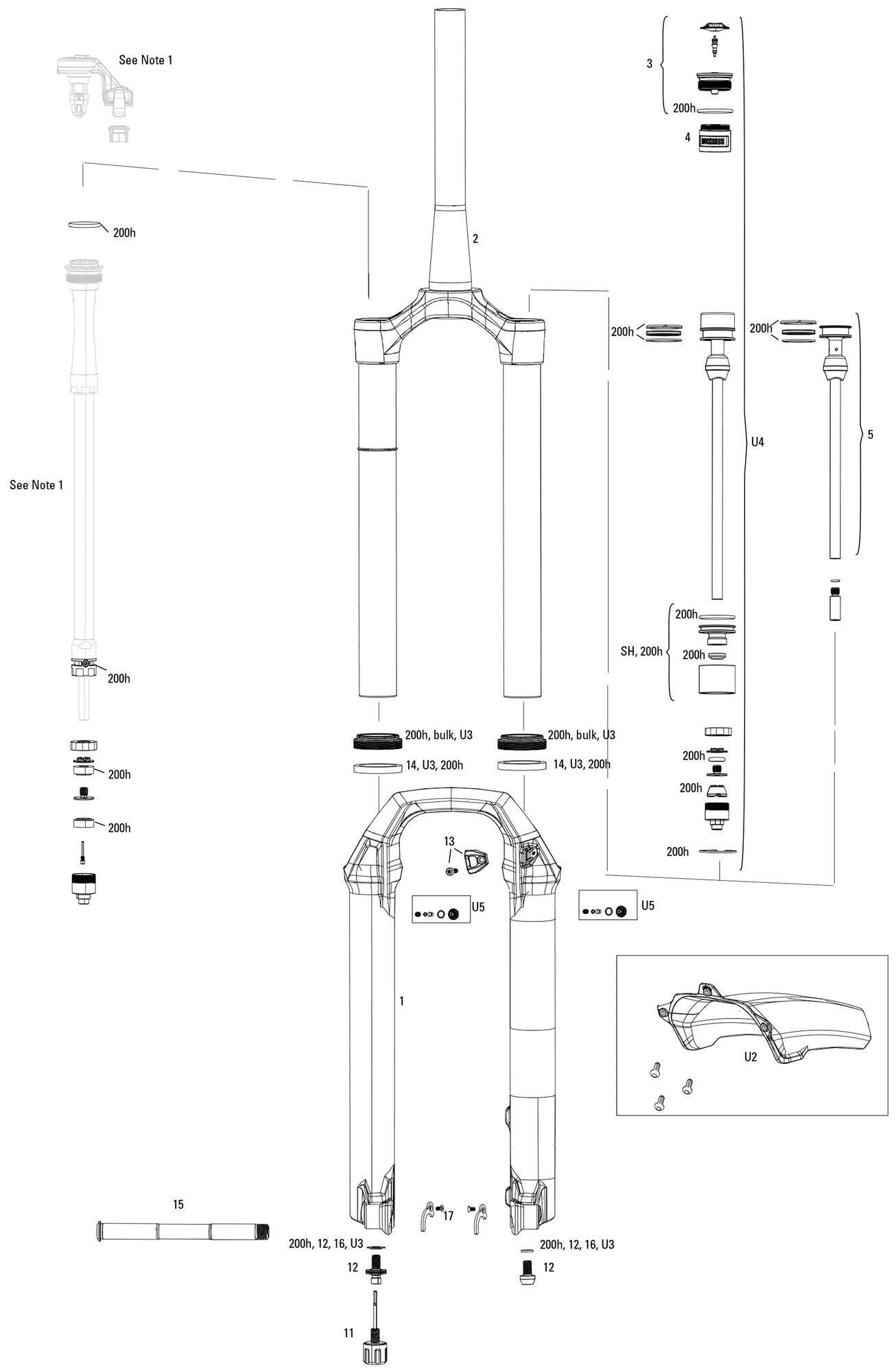 ROCKSHOX Pike Ultimate Flight Attendant 27,5+/29 140 mm