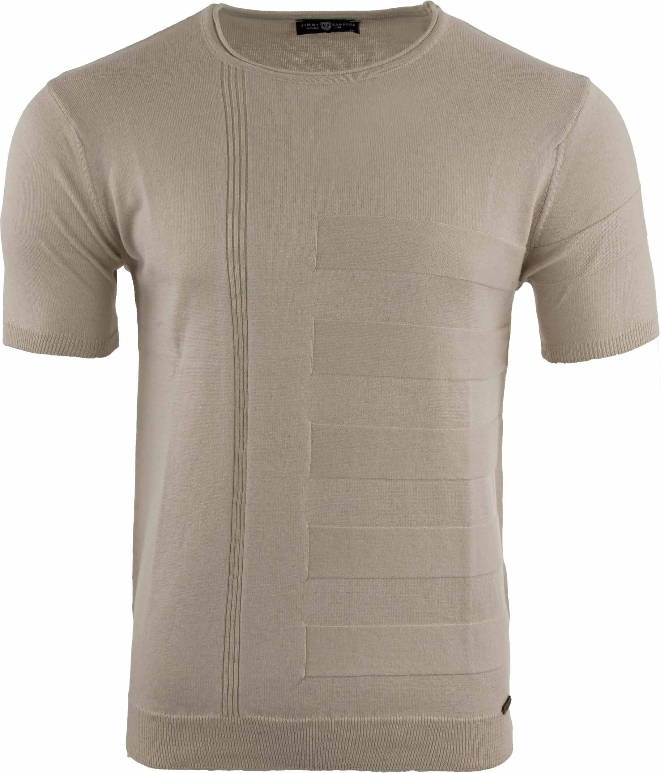 T-shirt męski Jimmy Sanders Zeus Stone beżowy