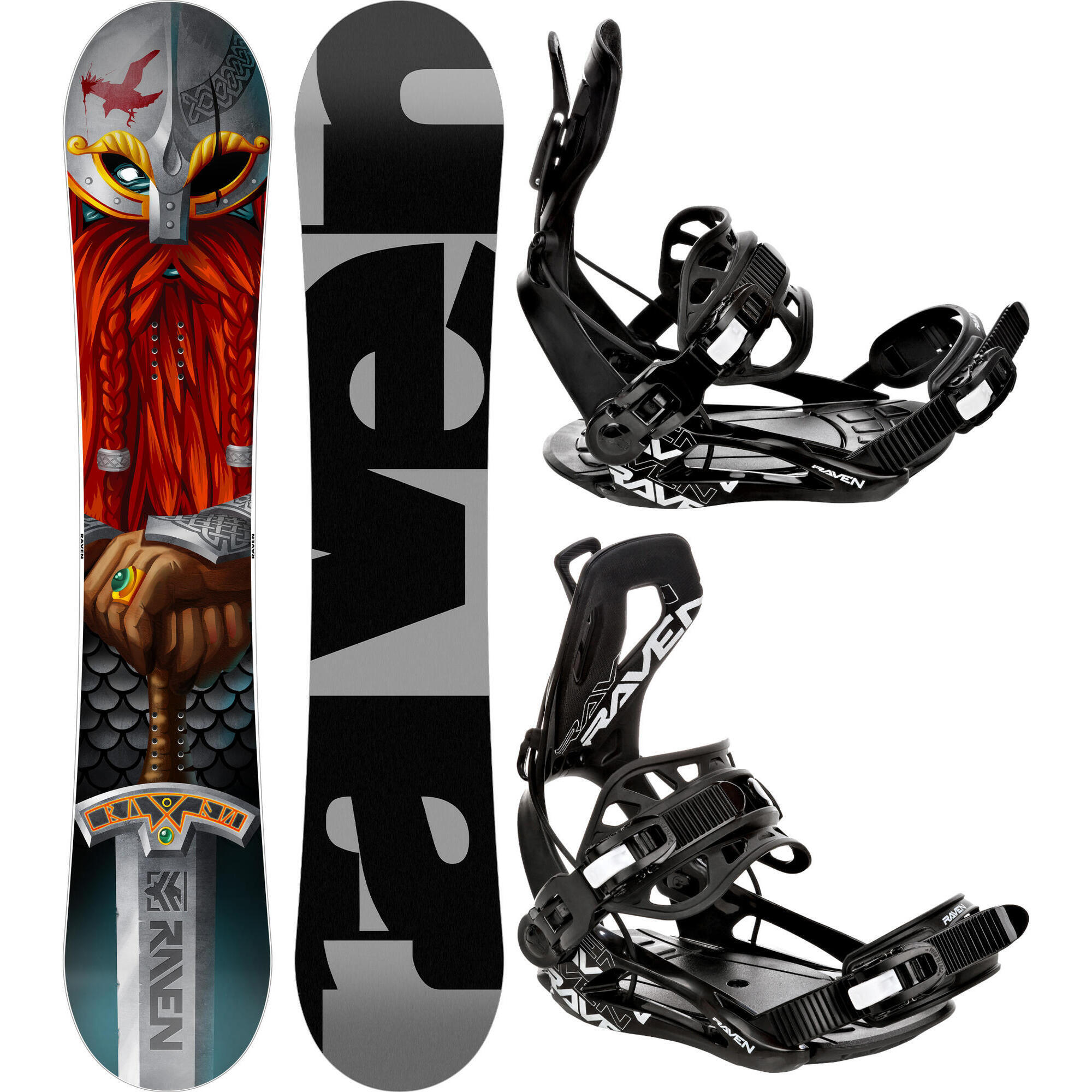 Zestaw Deska snowboardowa Raven Dwarf + wiązania Raven FTM450