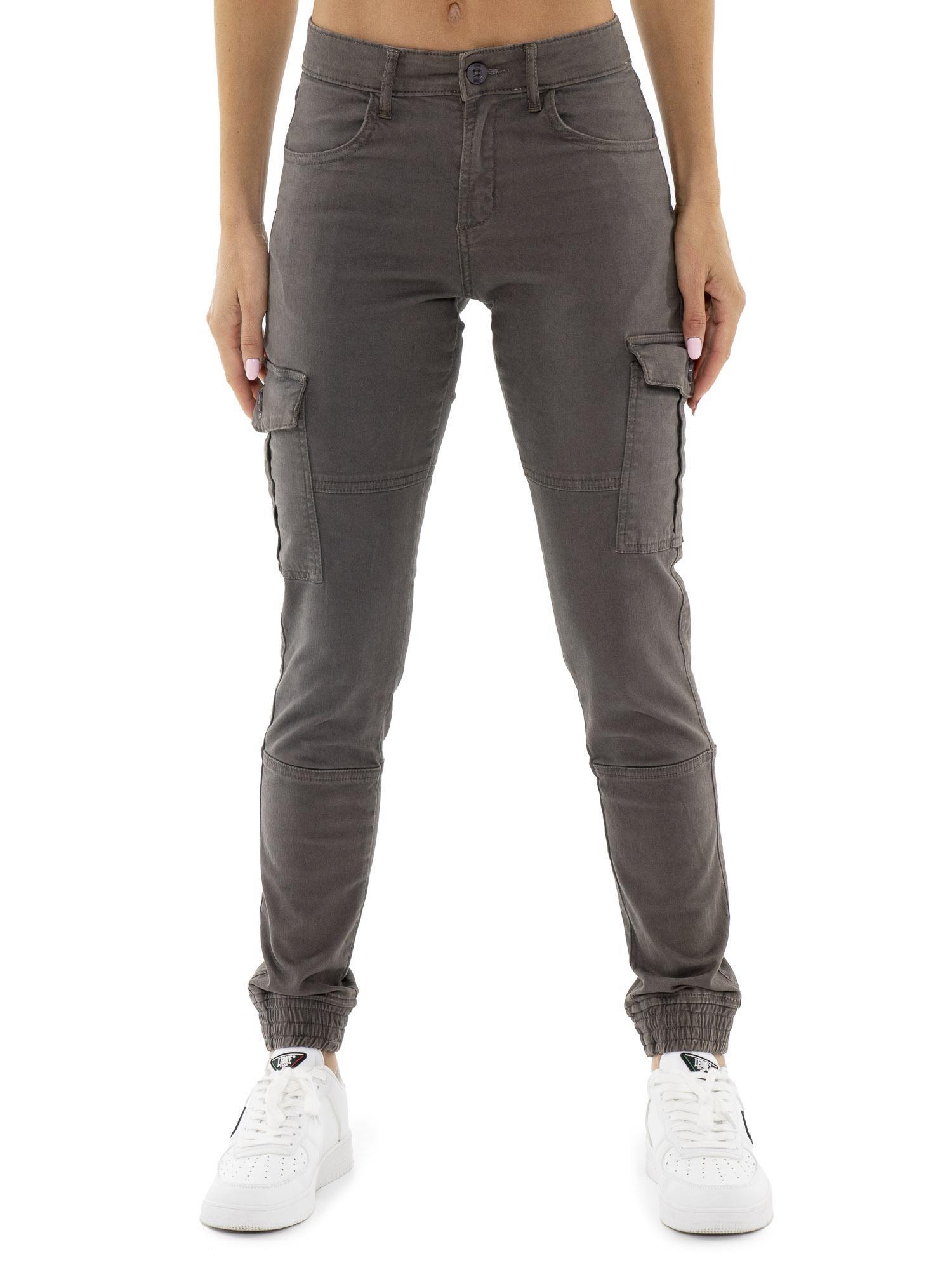 Leone 1947 Nigdy bez Damen-Cargohose aus Baumwolltwill
