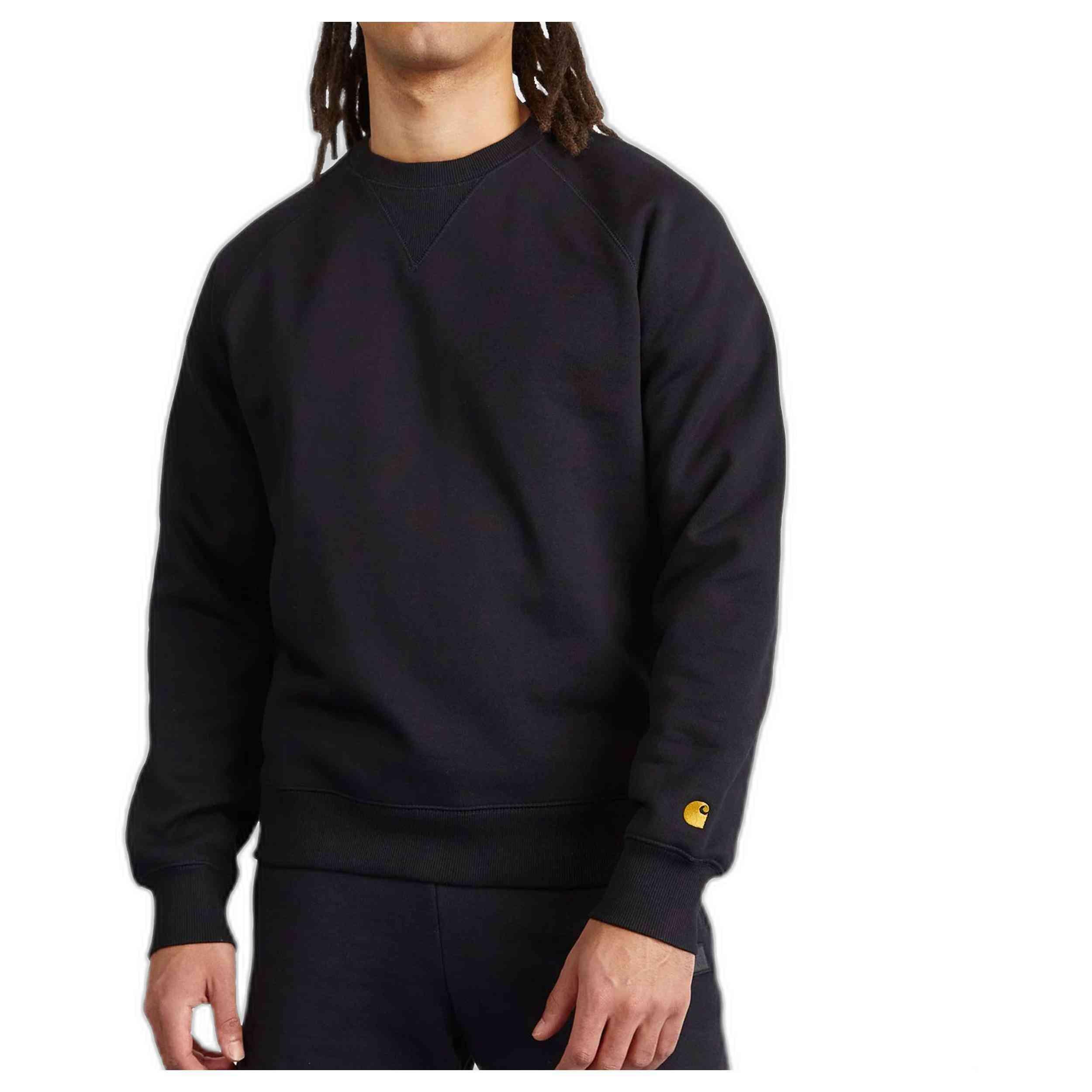 Bluza z kapturem Carhartt czarna bawełniana
