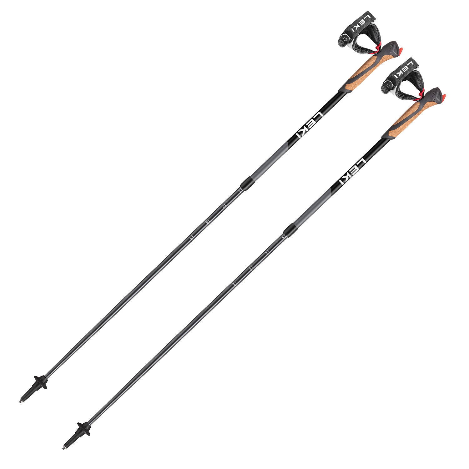 Kije nordic walking Leki Spin - black
