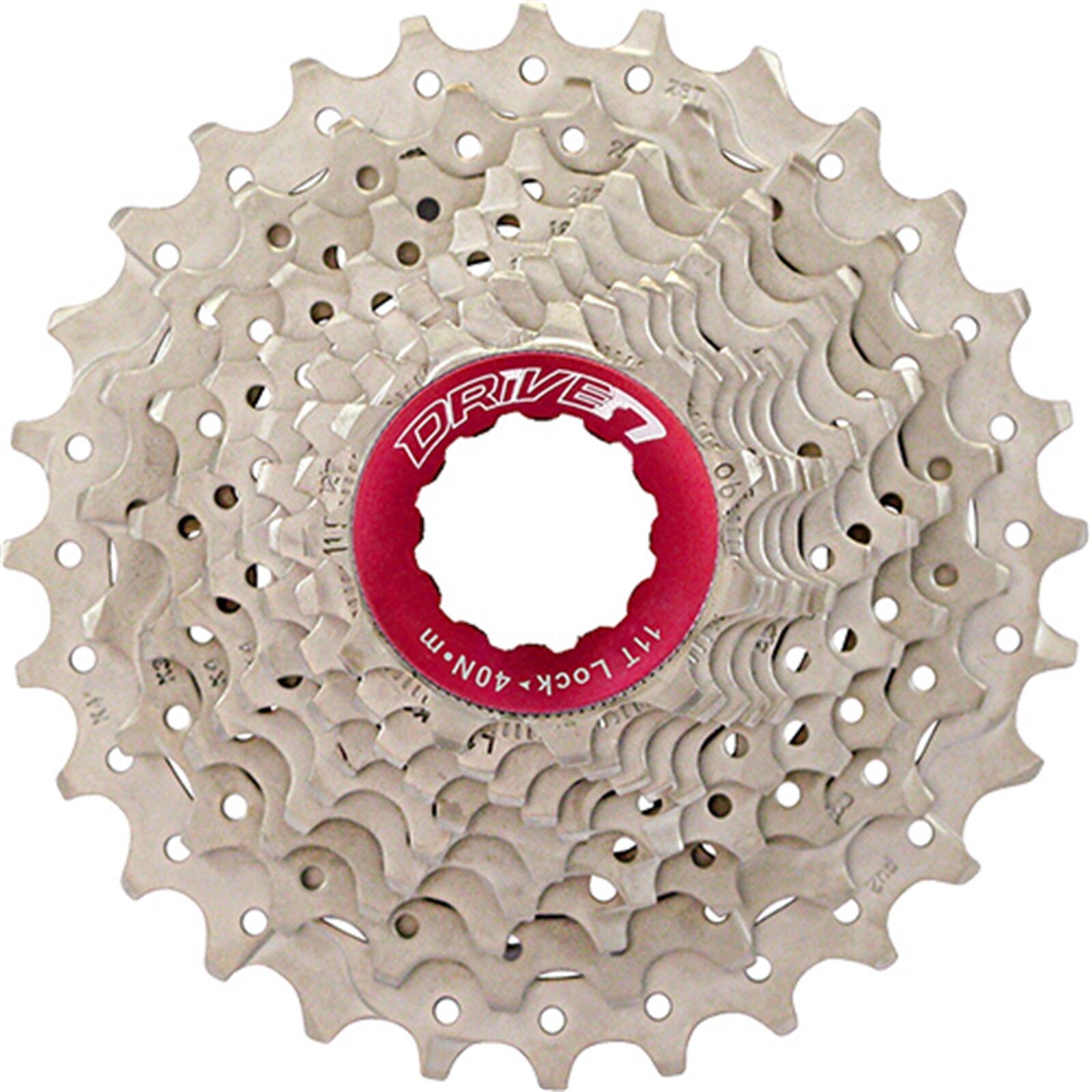 Czerwona metalowa kaseta aluminiowa Sunrace 10V