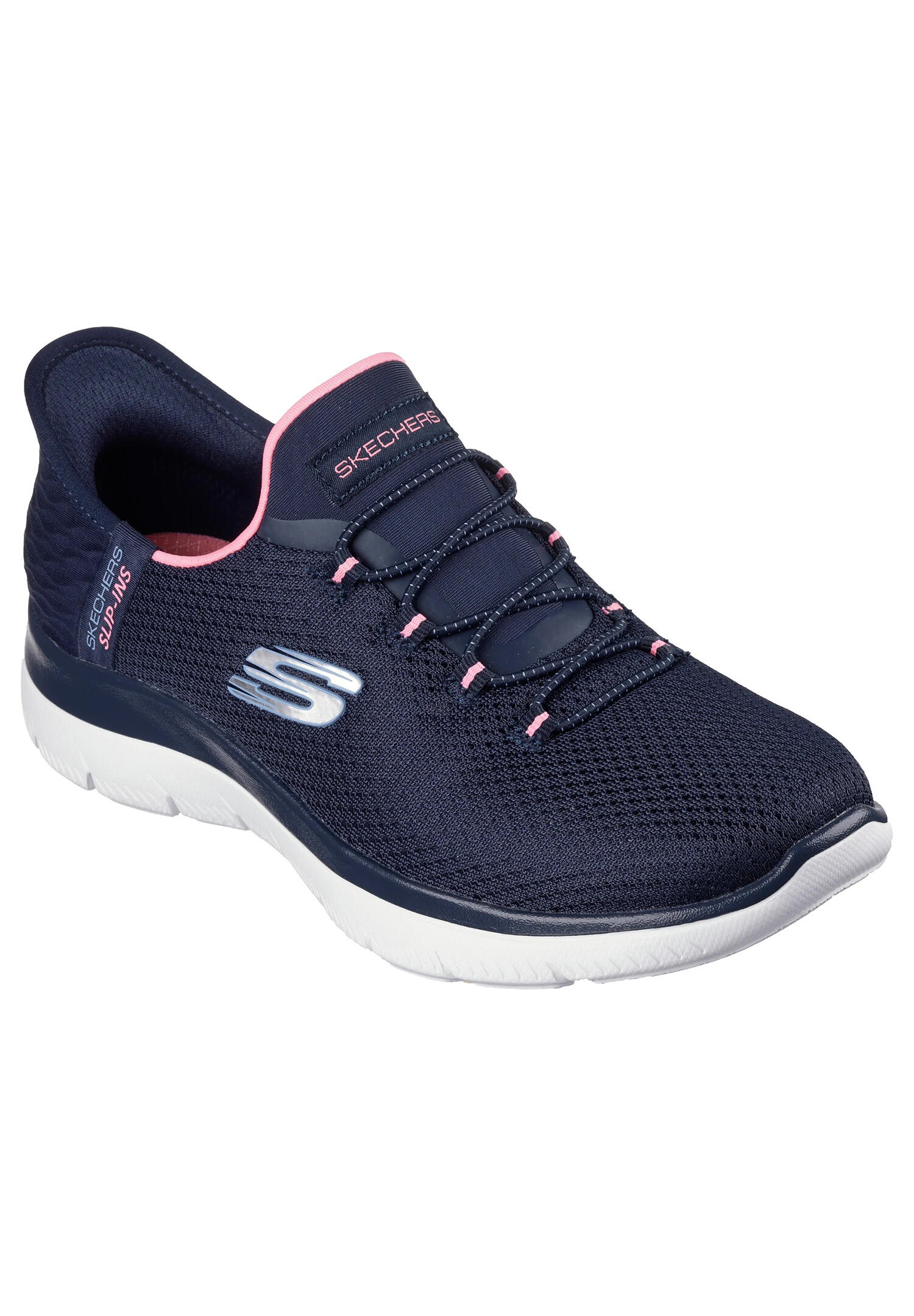 Buty SKECHERS SLIP-INS SUMMITS - DIAMOND DREAM Niebieski