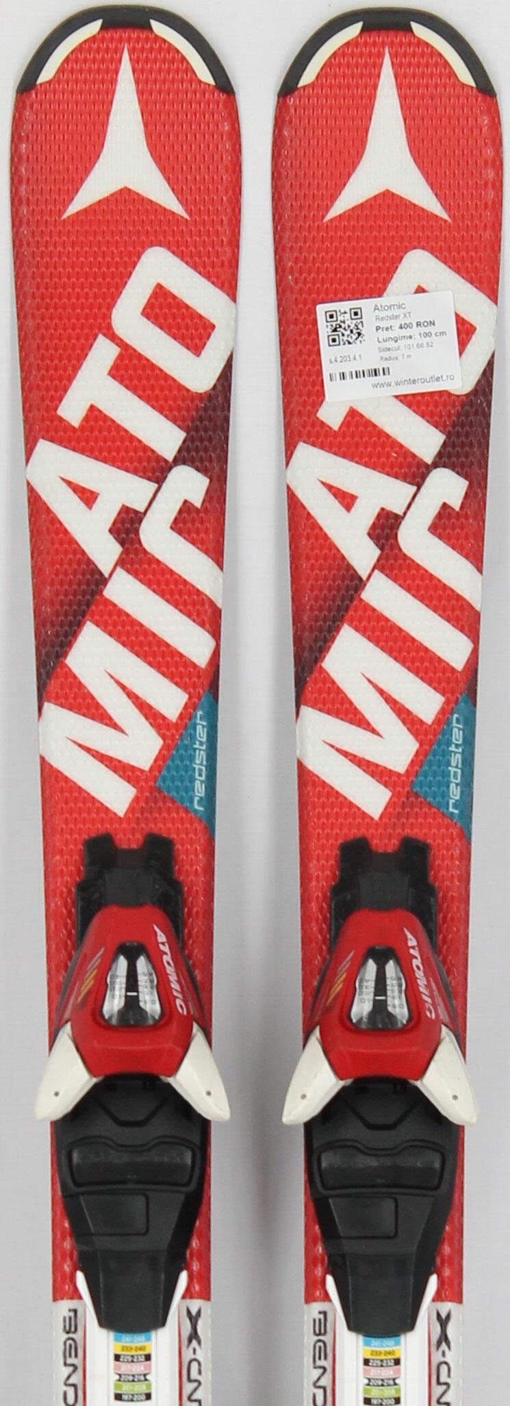 Second Life- Narty ATOMIC Redster XT, 70 cm - Stan bardzo dobry