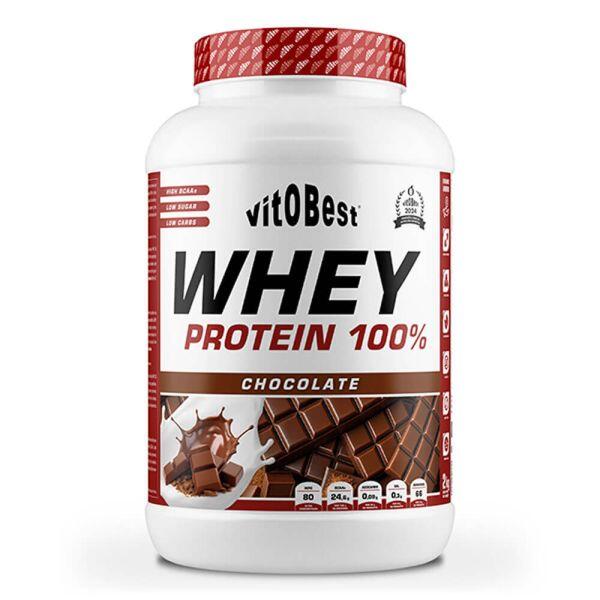 Białko serwatkowe 100% - 2 kg Truskawka VitoBest