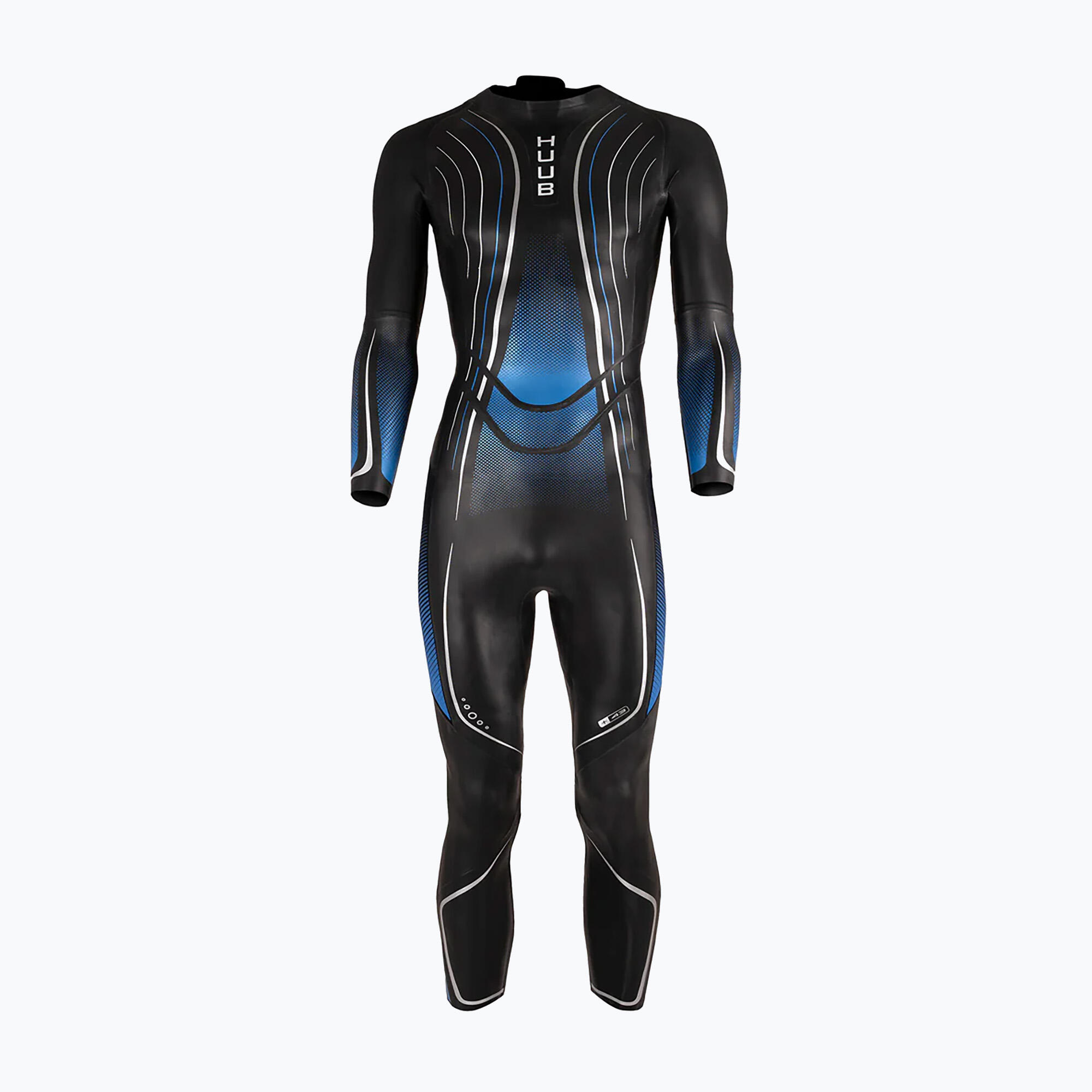 Pianka triathlonowa męska HUUB Agilis II 3:5 mm metalic blue