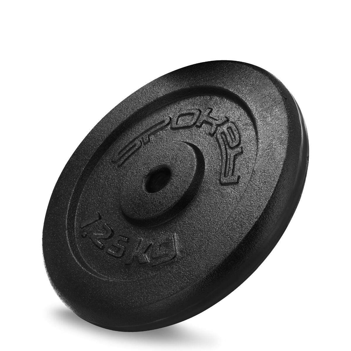 Talerz obciążenie żeliwne na sztangę Spokey Sinis 1,25 kg