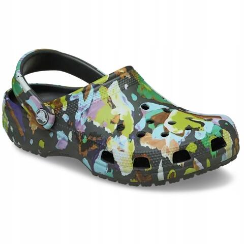 Chodaki Dla Dorosłych Crocs Classic Painted Floral Clog
