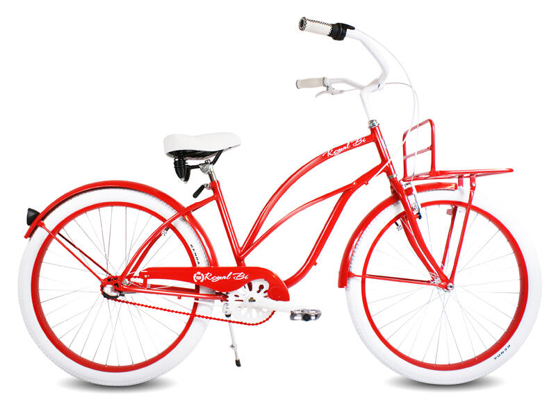 Rower beach cruiser miejski damski Ruby