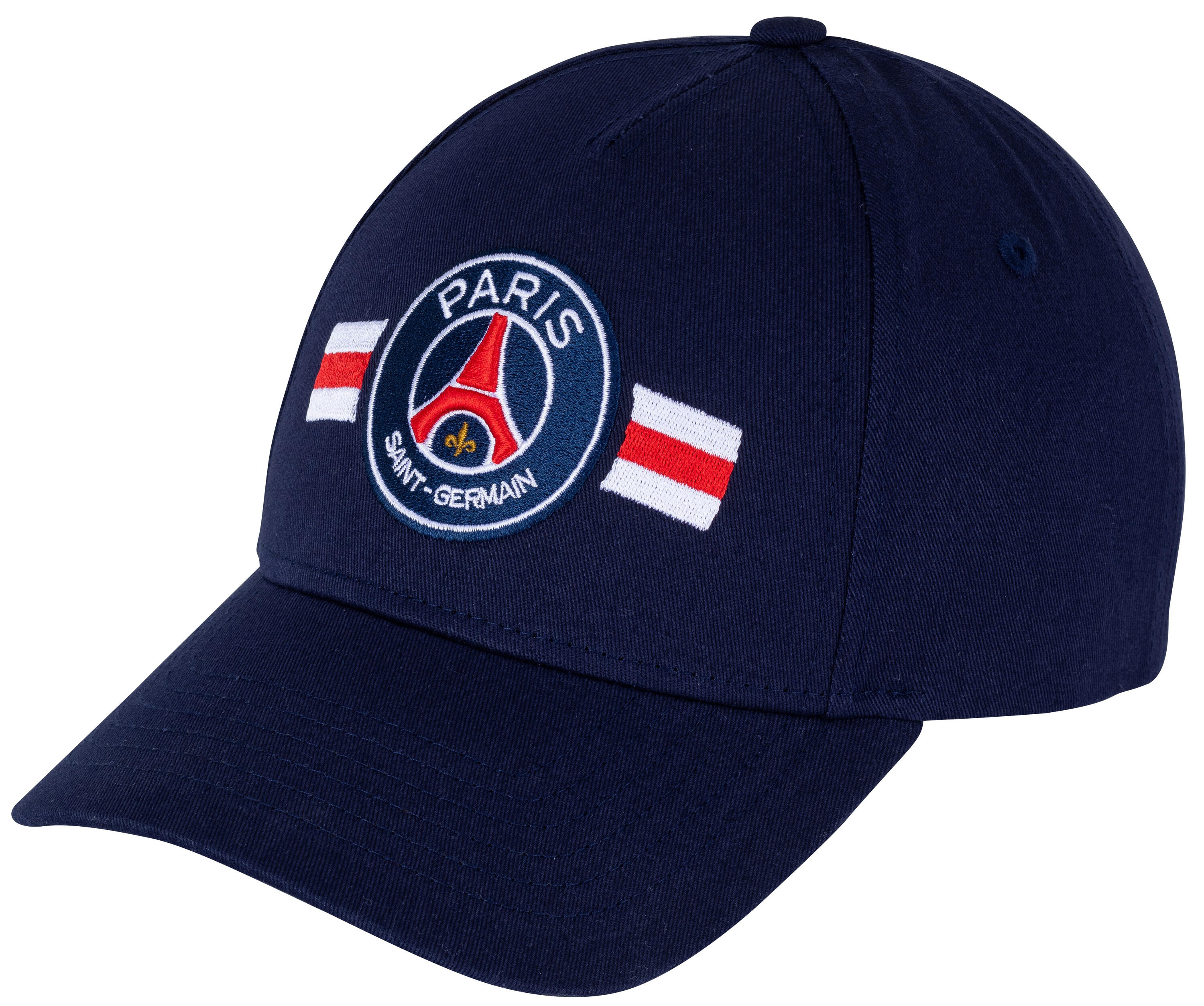 Czapka z daszkiem Paris Saint Germain bawełna granatowa