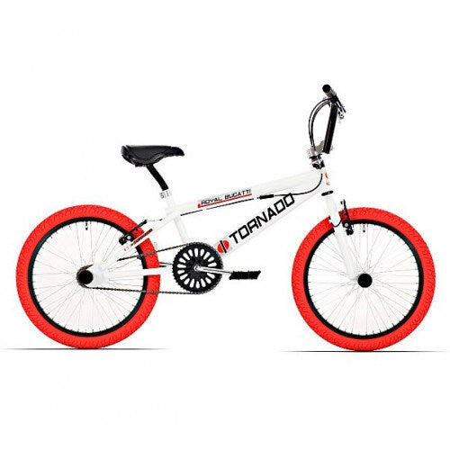 Tornado BMX 20 Freestyle biały i czerwony 200022