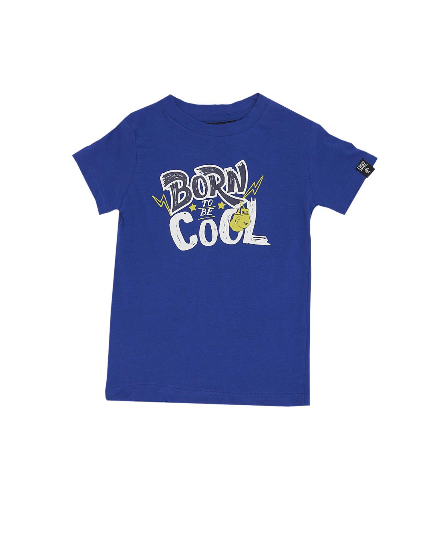 Koszulka dziecięca z krótkim rękawem z nadrukiem „Born Cool”