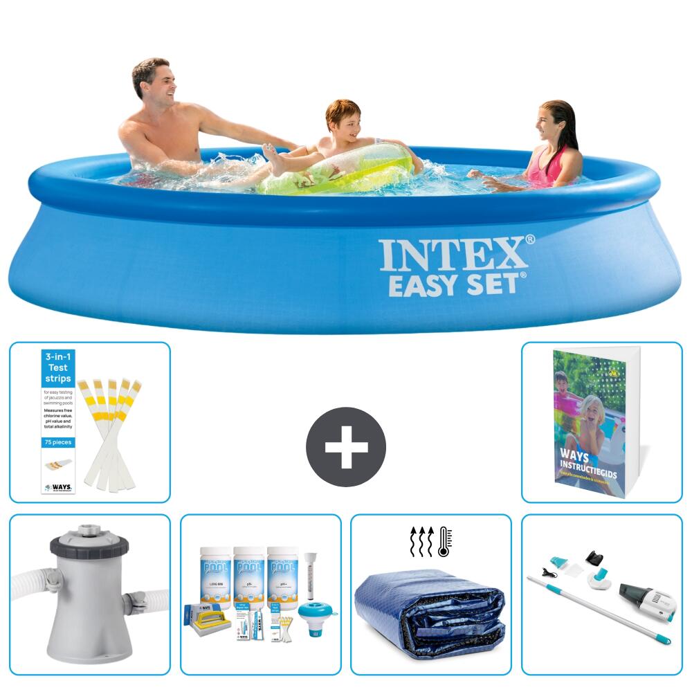 INTEX Basen Easy Set Okrągły - 305x61 cm - 7-częściowy S310