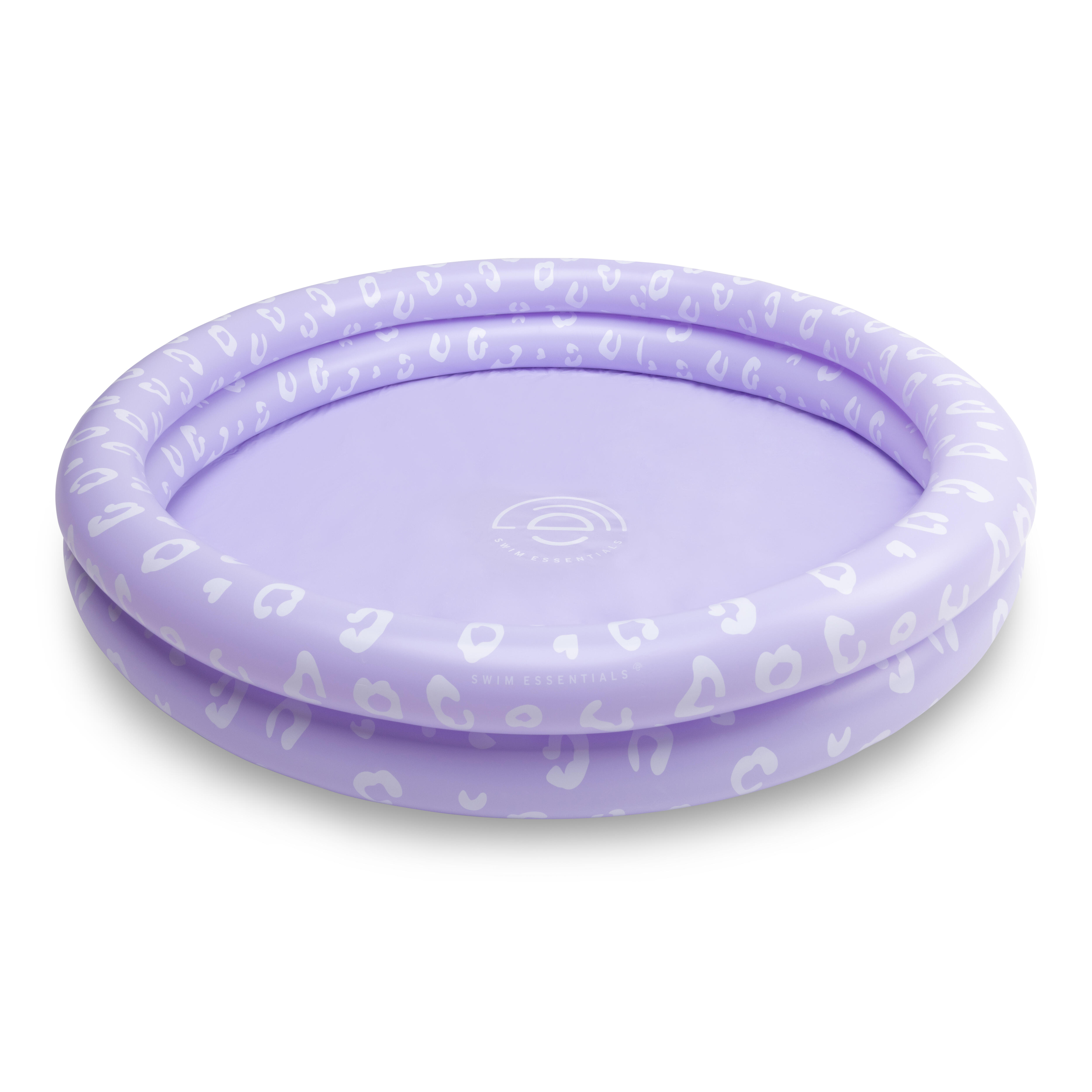 Basen dla dzieci Swim Essentials - Lila - Lampart - Ø 100 cm
