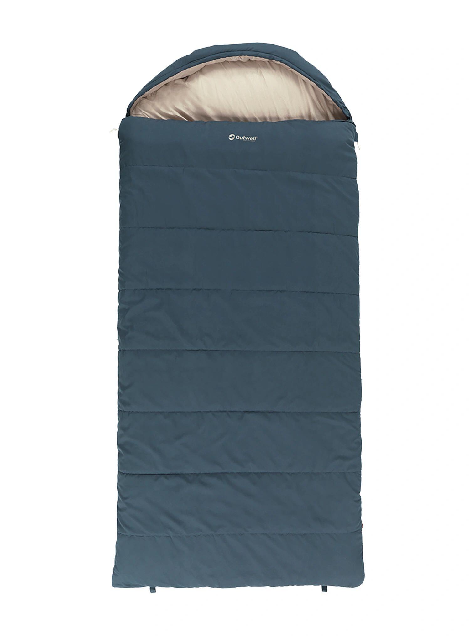 Śpiwór turystyczny Outwell Campion Lux XL blue z poduszką (-16°C)