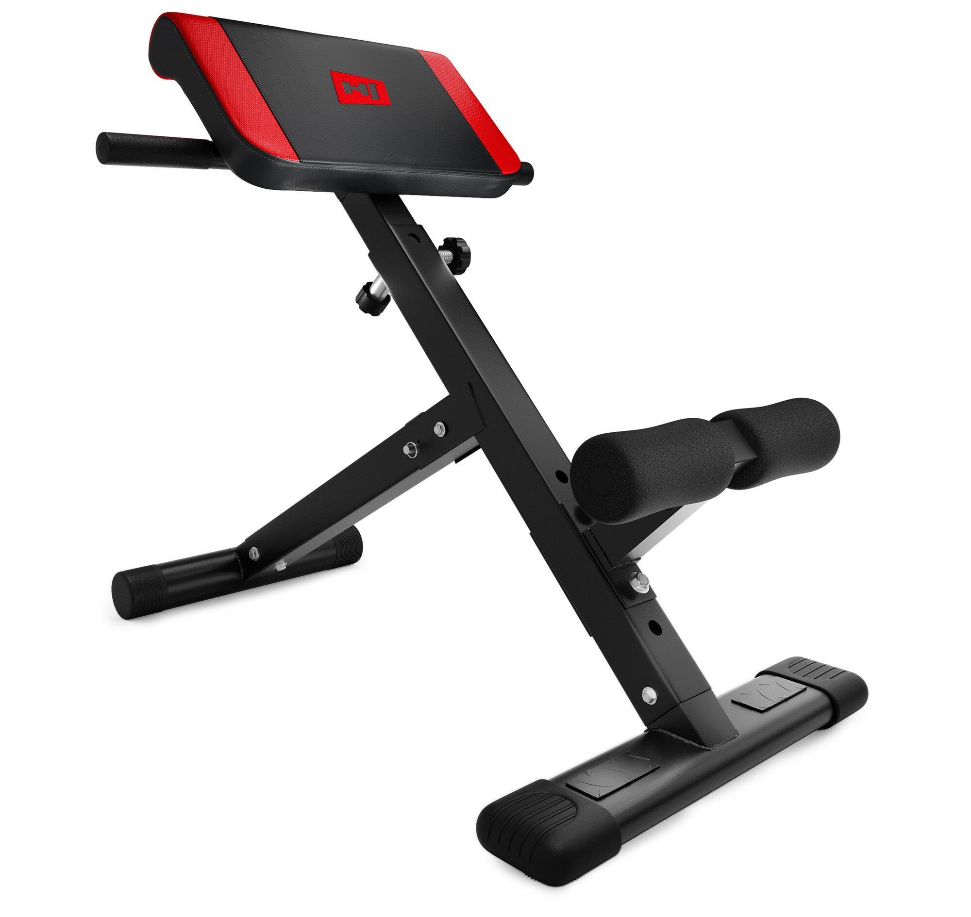 Ławka do ćwiczeń Hop-Sport HS-1016 do grzbietu rzymska