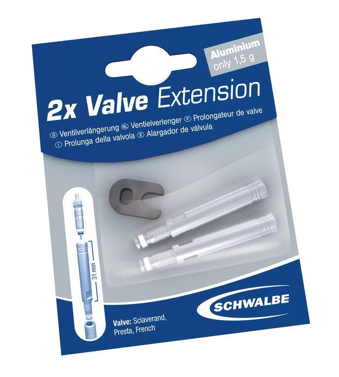 Podłączenie zaworu Schwalbe 65 mm (x2)