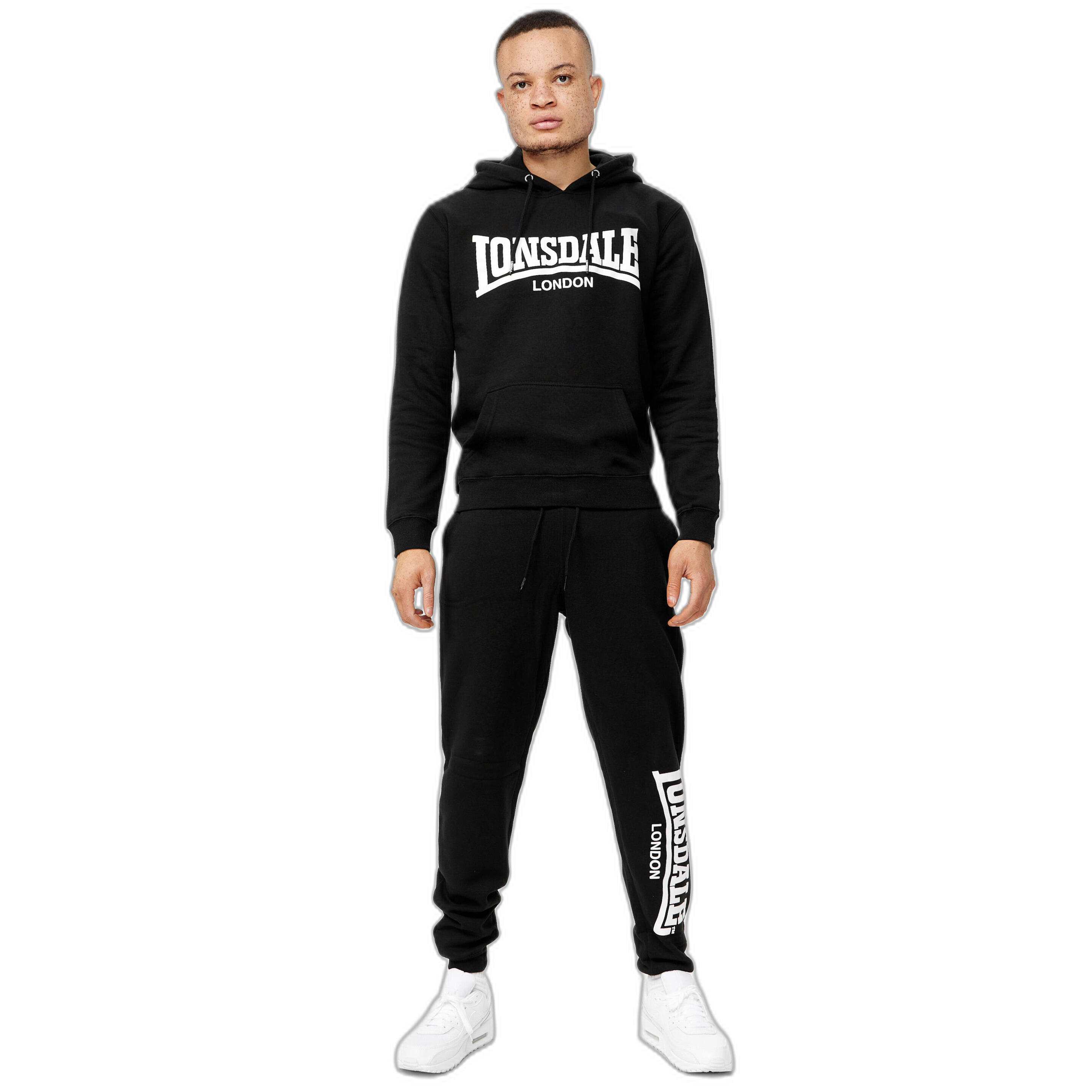 Dres z kapturem o regularnym kroju Lonsdale Cloudy