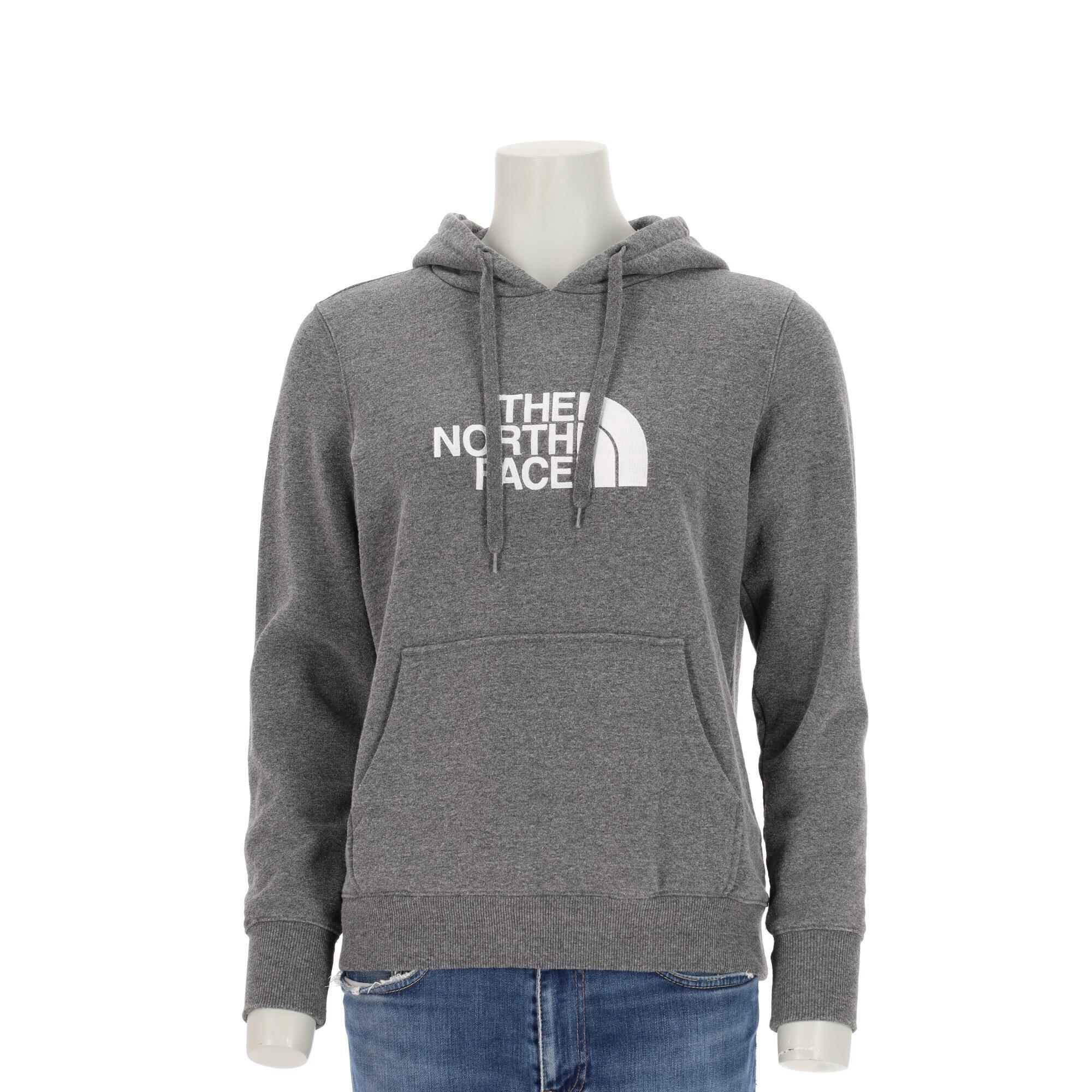 Second life - Bluza damska z kapturem The North Face szara - Jak nowy
