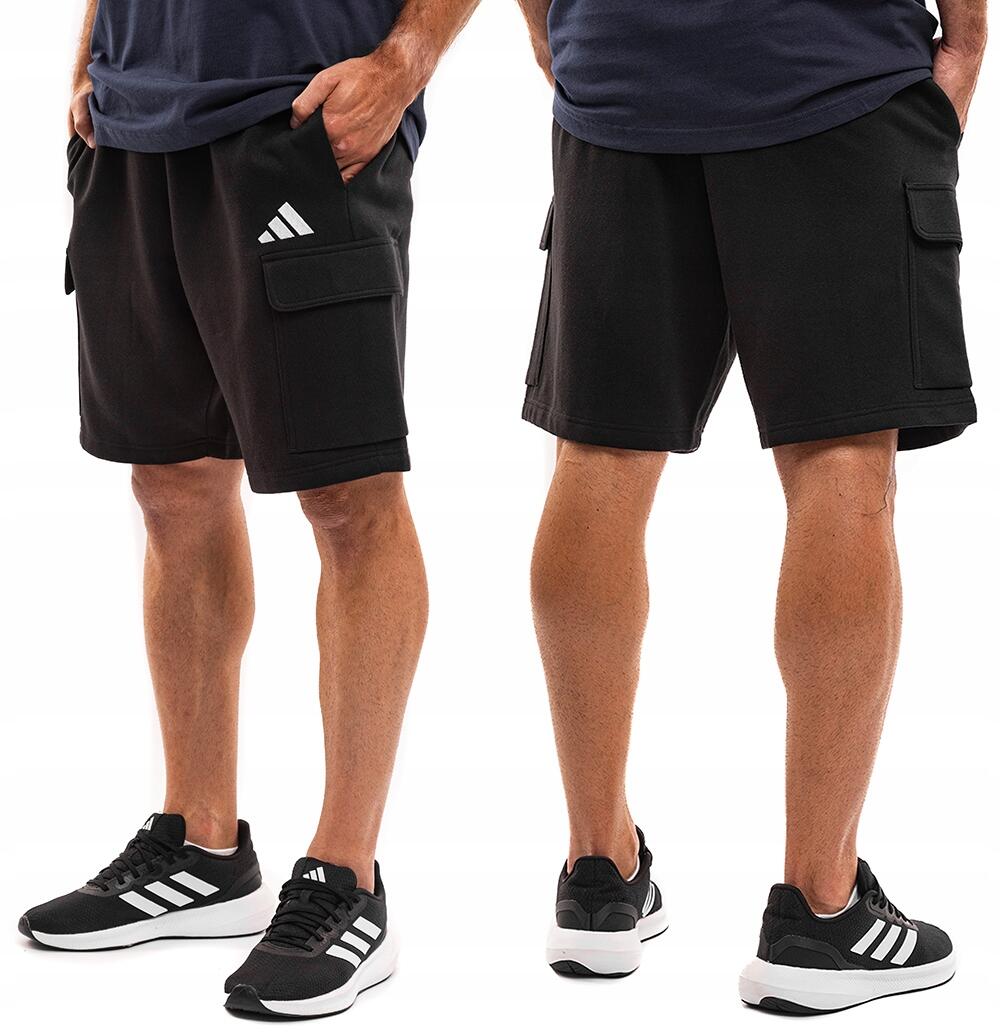 Spodenki męskie adidas Essentials Feelcozy Fleece Cargo