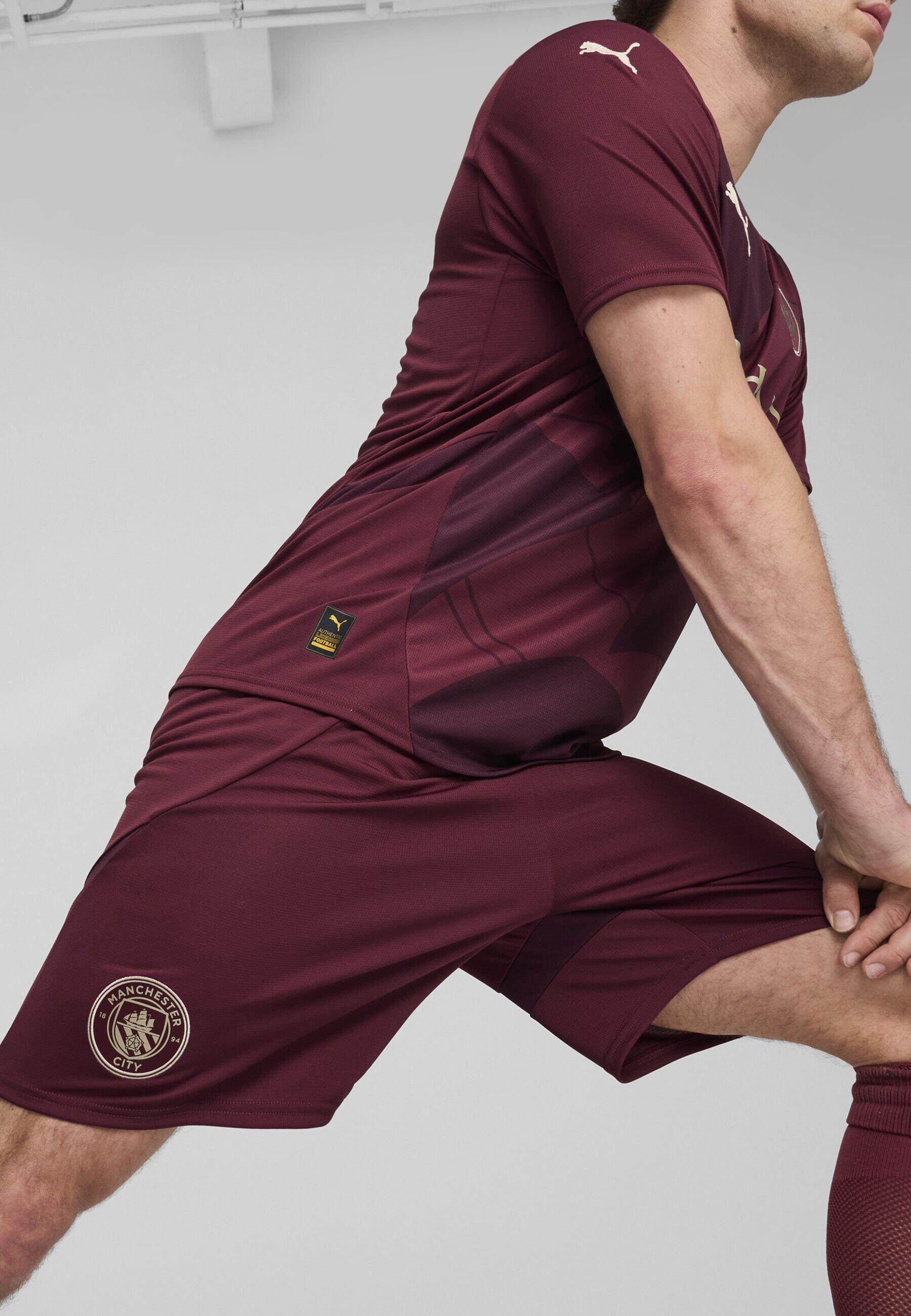 Męskie szorty Manchester City 24/25 PUMA Dark Jasper Red