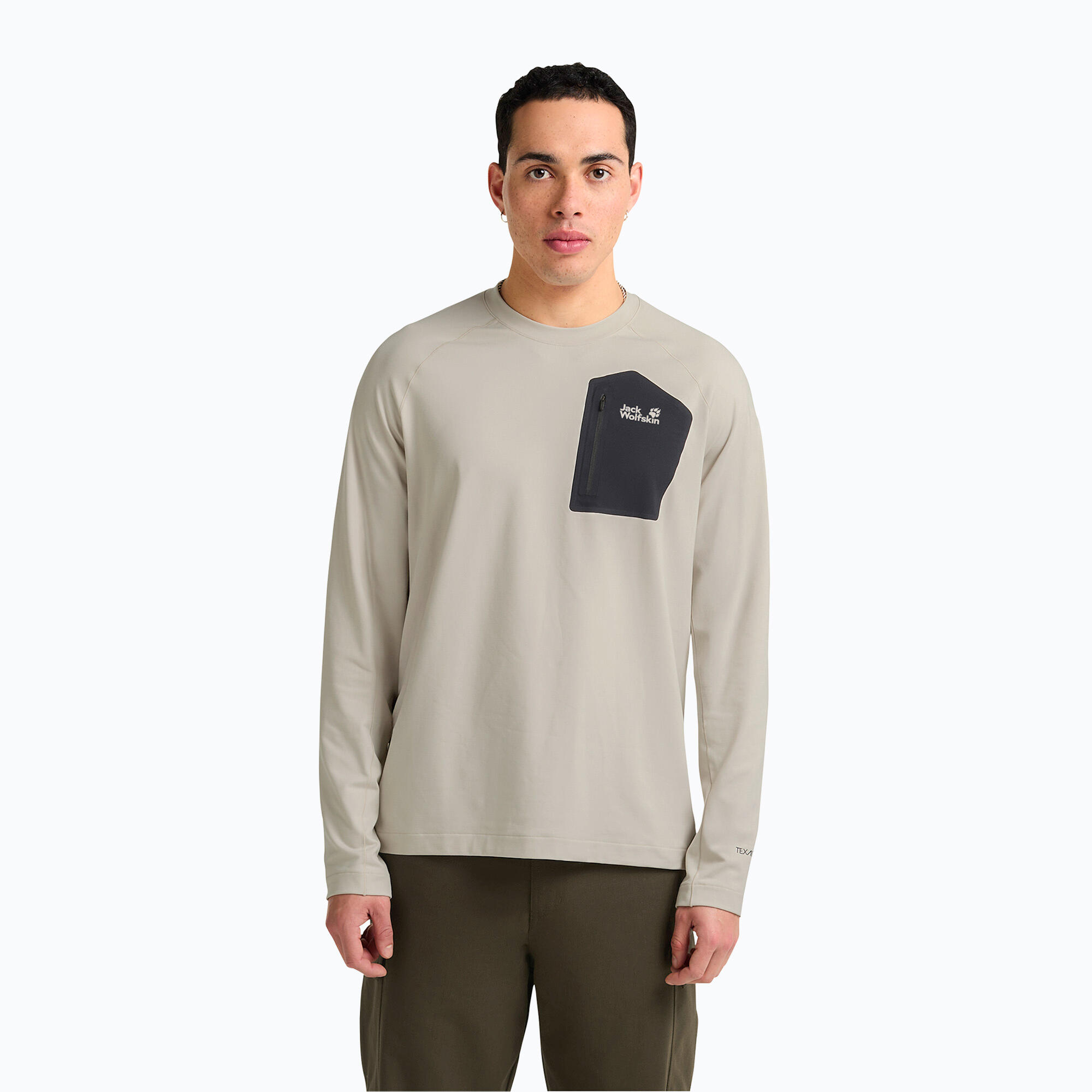 Longsleeve męski Jack Wolfskin Prelight Trail Crew