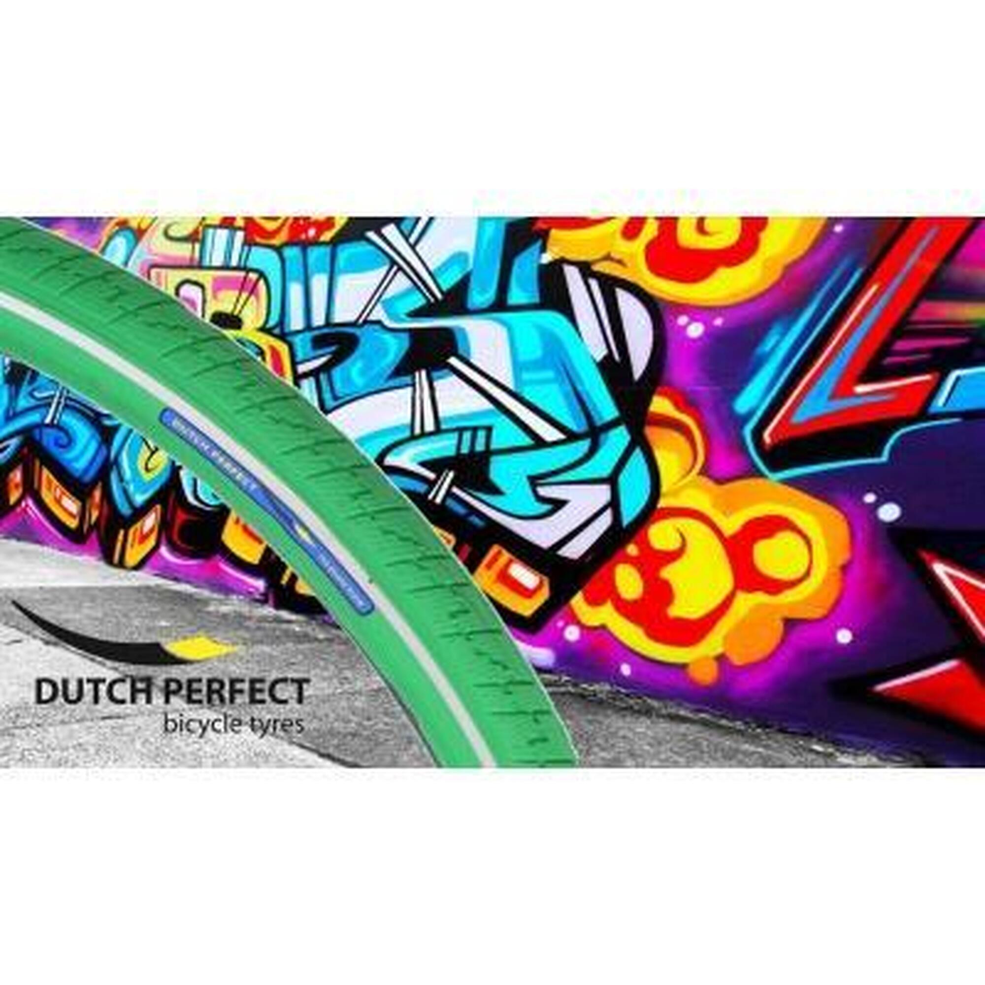 Opona 28 X 2.00/ 50-622 Bez Przebić - Zielona Z Odblaskiem