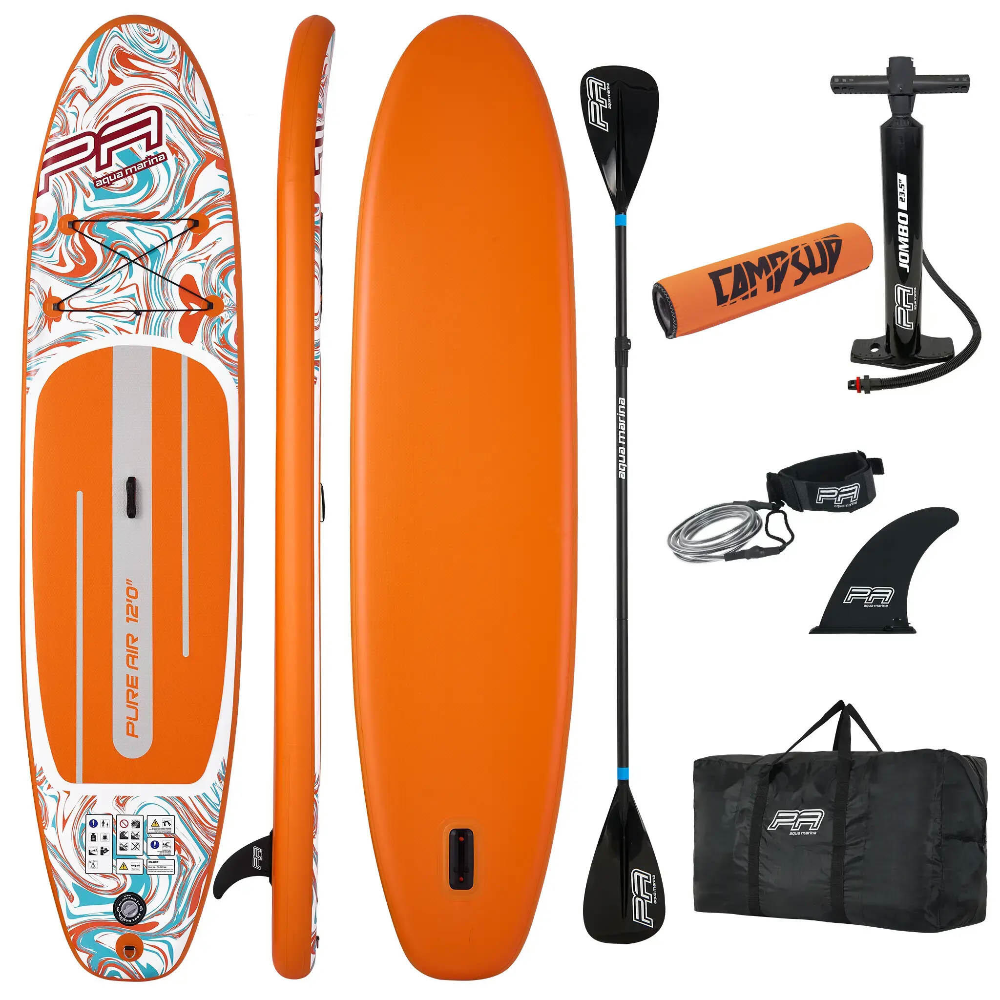 Deska SUP Pompowana Aqua Marina Pure Air Coast 366cm Minicombo + Bojka
