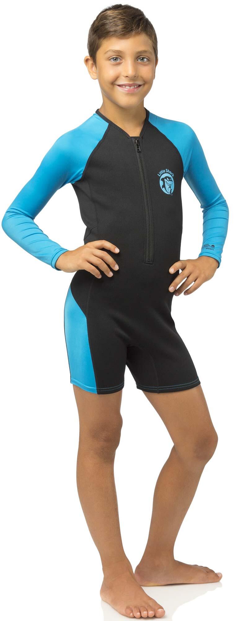 Pianka neoprenowa z długim rękawem Cressi Little Shark Shorty Jr Blue