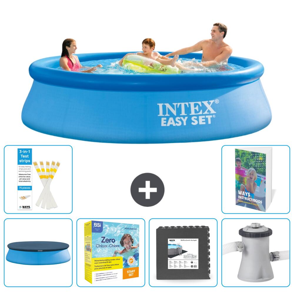 INTEX Basen Easy Set Okrągły - 305x76 cm - 7-częściowy S85