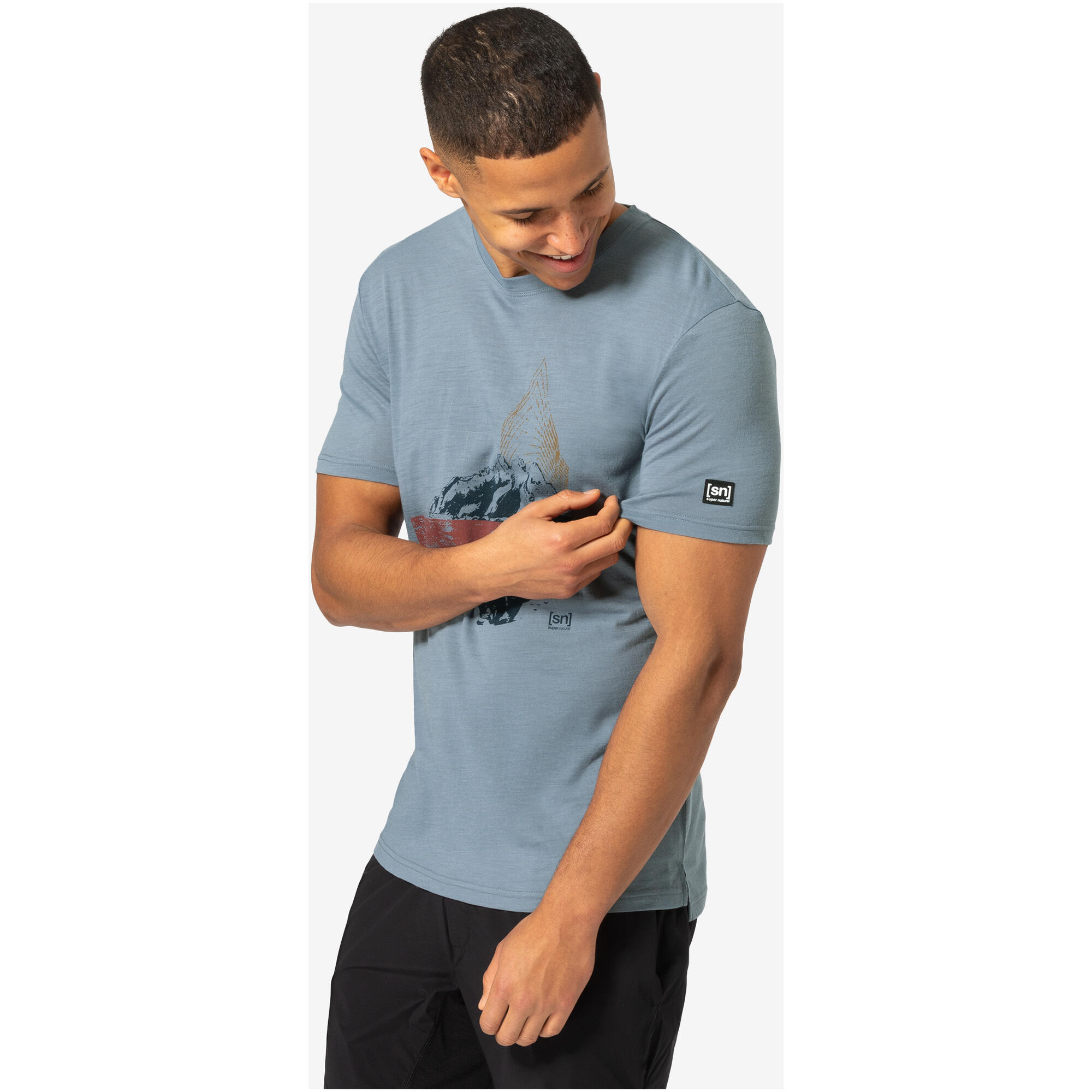Koszulka z krótkim rękawkiem męska SUPER.NATURAL Energy Tee