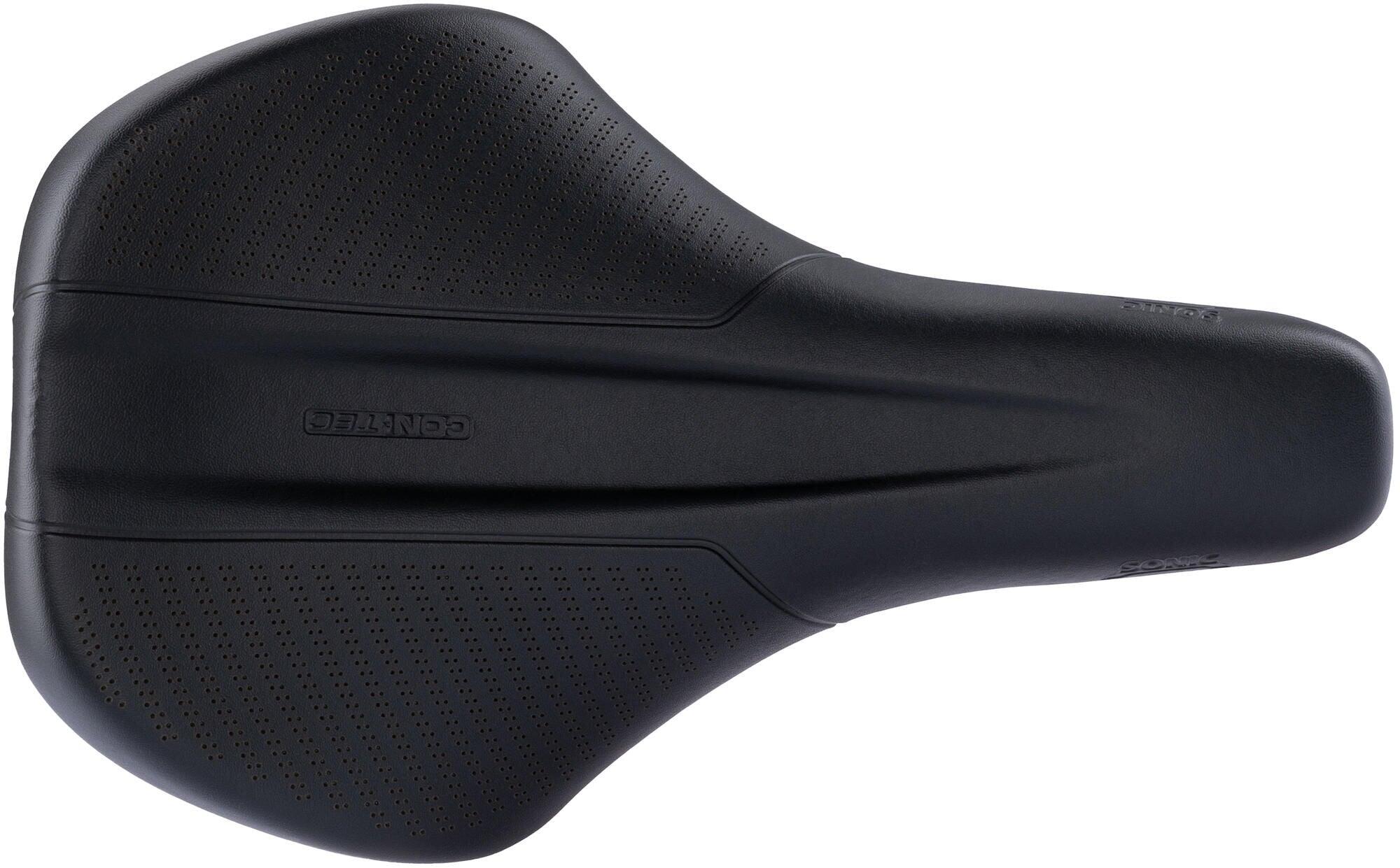 Siodło CONTEC Sonic 254 x 162 mm, unisex, czarne