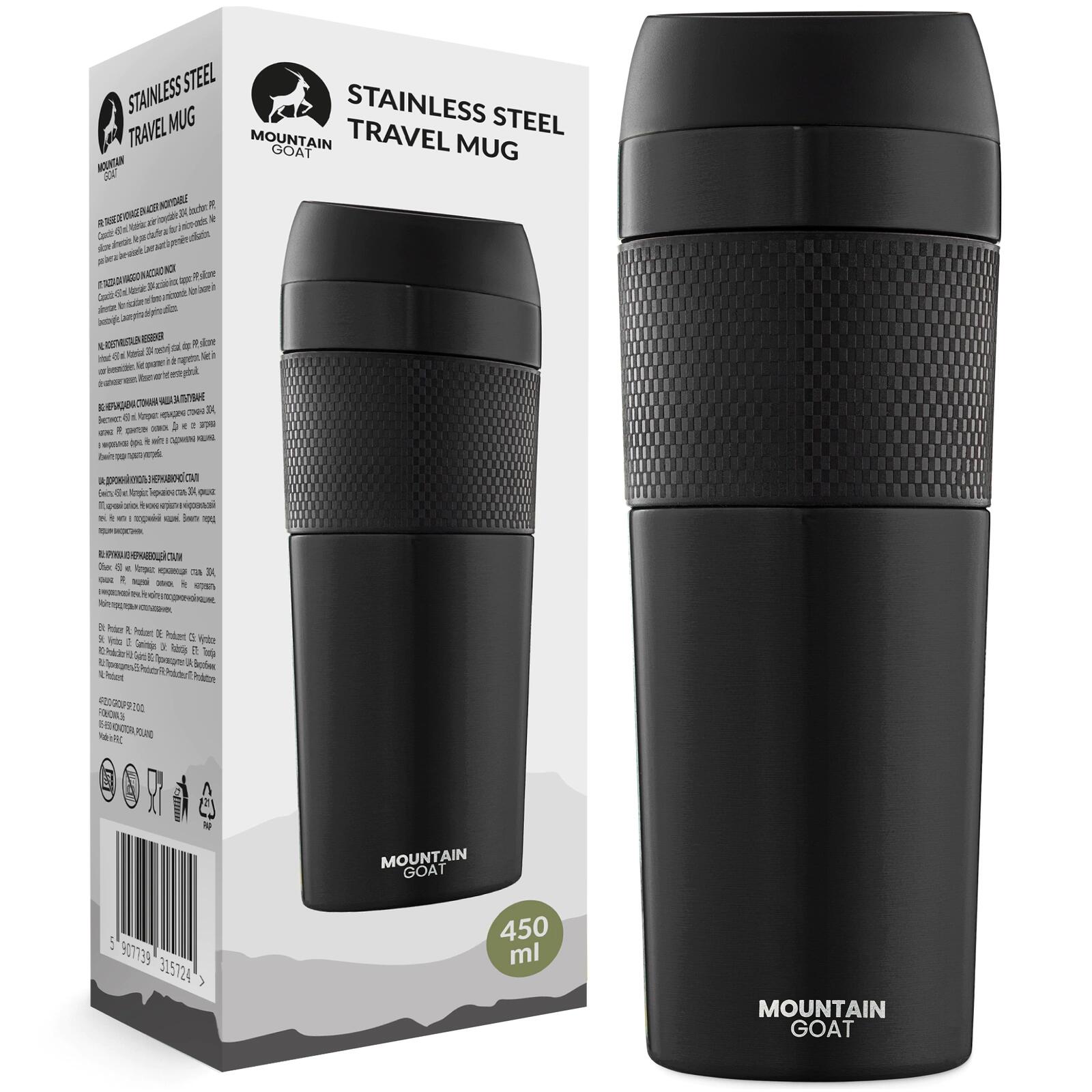 Kubek termiczny na kawę i herbatę TRAVEL MOUNTAIN GOAT 450 ml