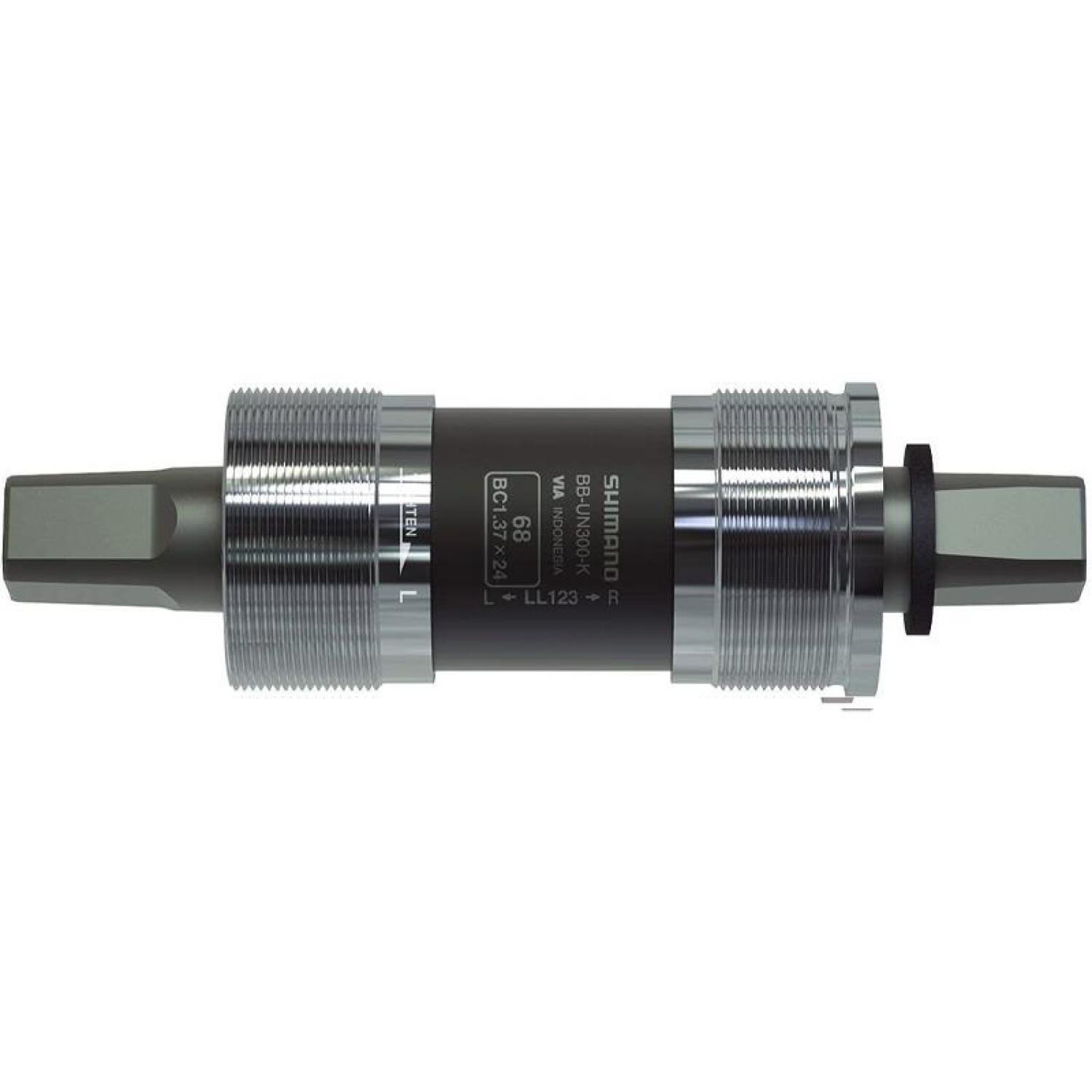 Kwadratowa oś wspornika dolnego Shimano BB-UN300 BSA D-NL