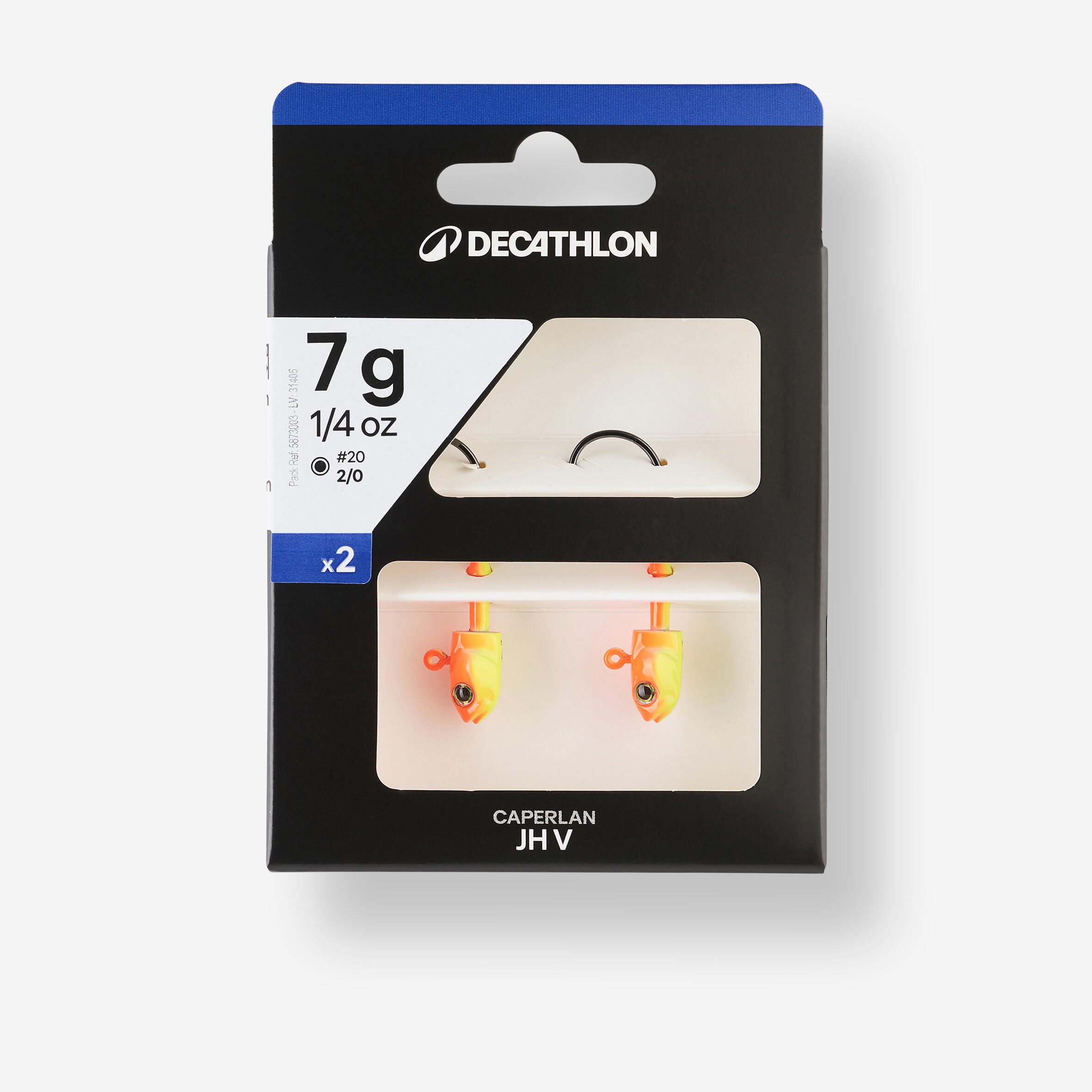 Główki jigowe JH V FLUO