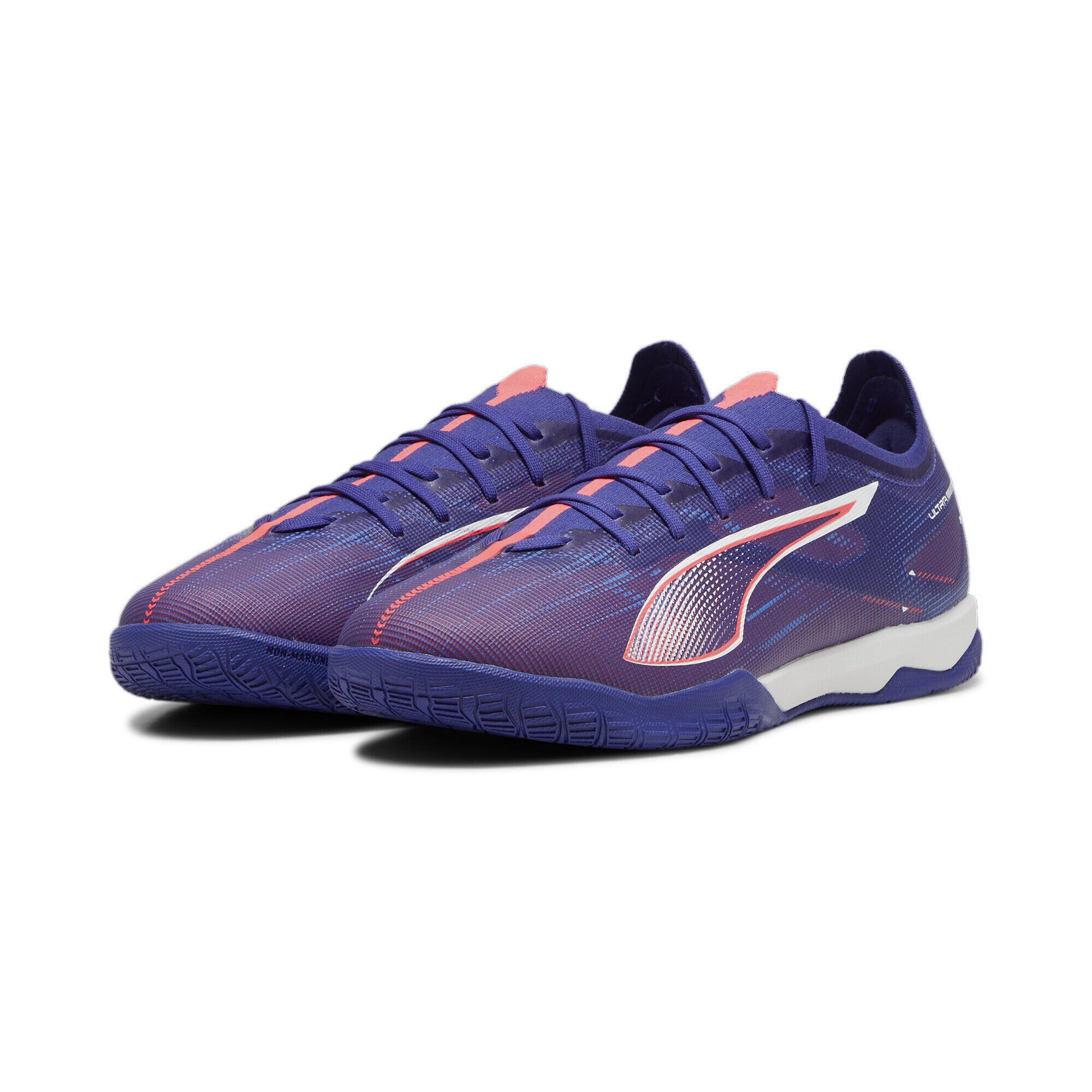 Buty piłkarskie ULTRA 5 MATCH IT PUMA Lapis Lazuli White Sunset Glow Blue Pink