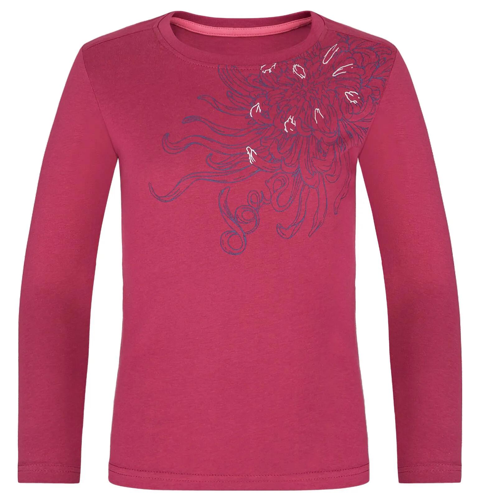 T-shirt dziecięcy Loap Bizel różowy