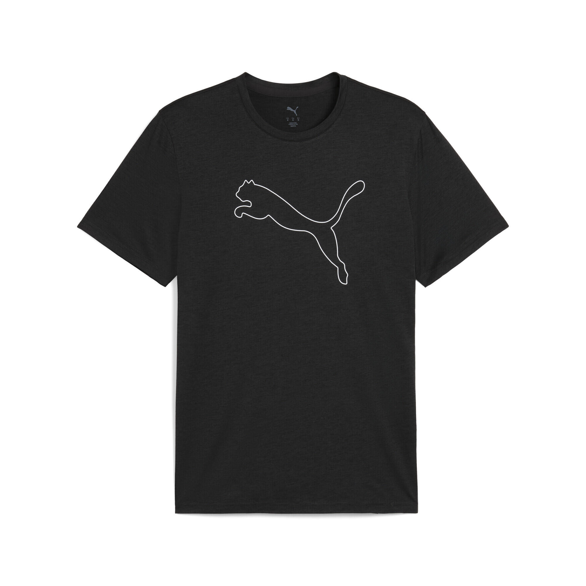Męska melanżowa koszulka TAD ESSENTIALS z logo Cat PUMA