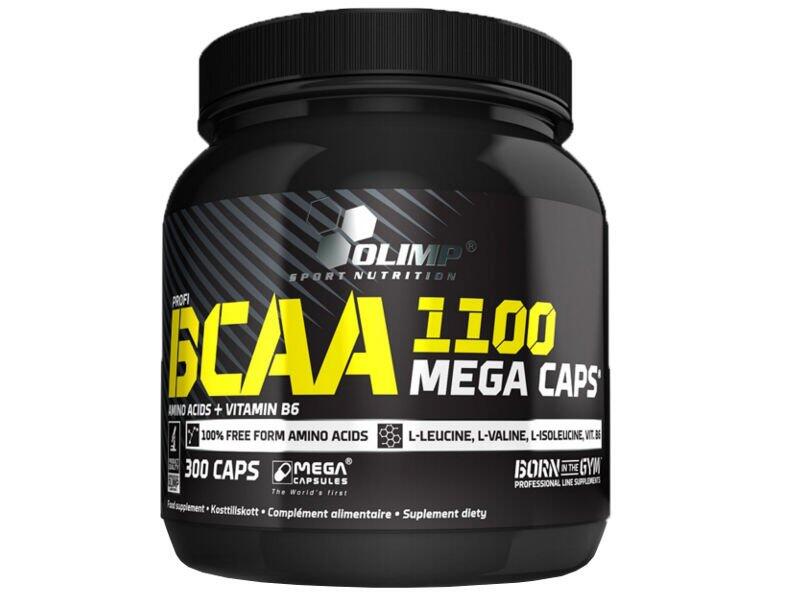 BCAA 1100 Mega Caps OLIMP 300 kaps