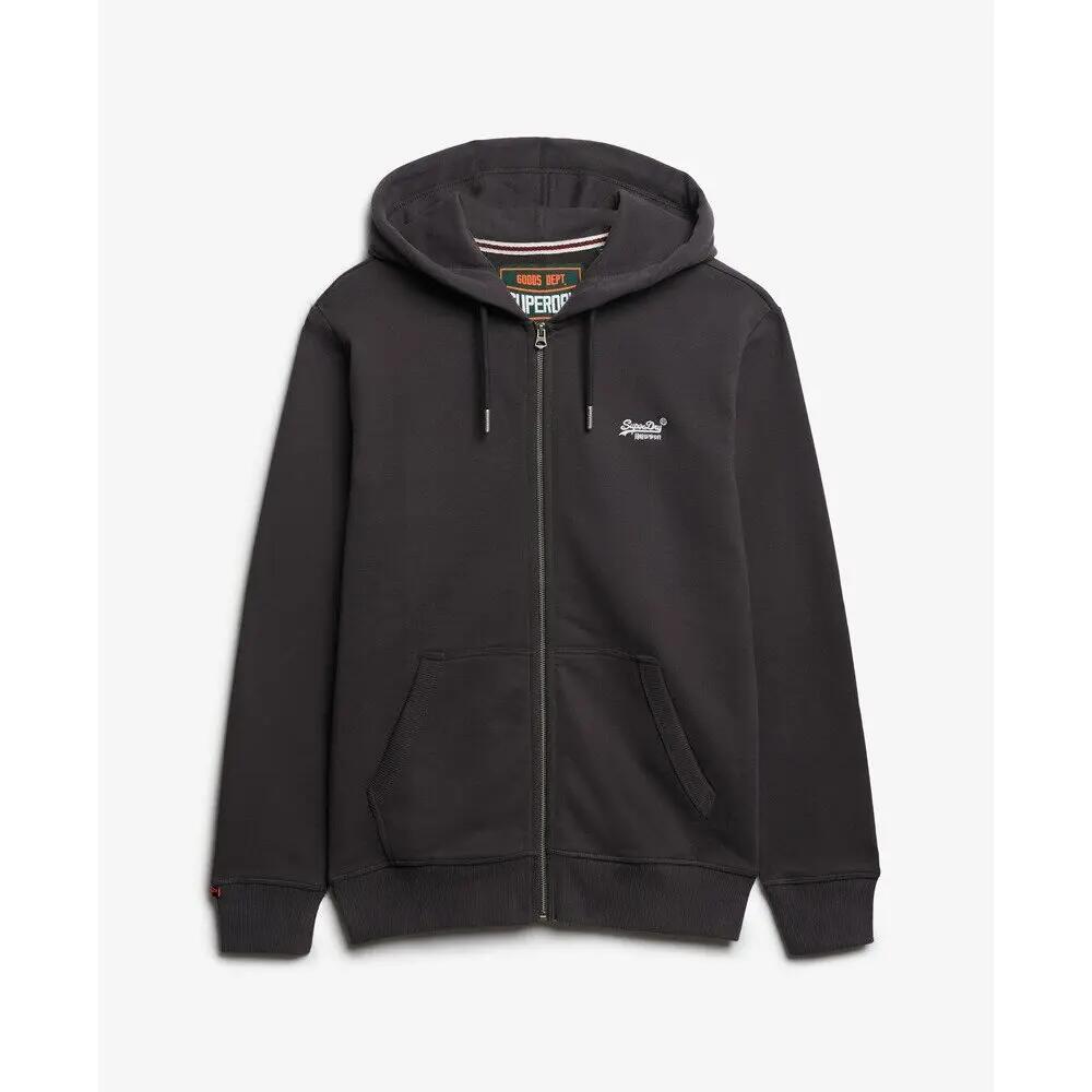 Rozpinana bluza z kapturem z logo essential Superdry